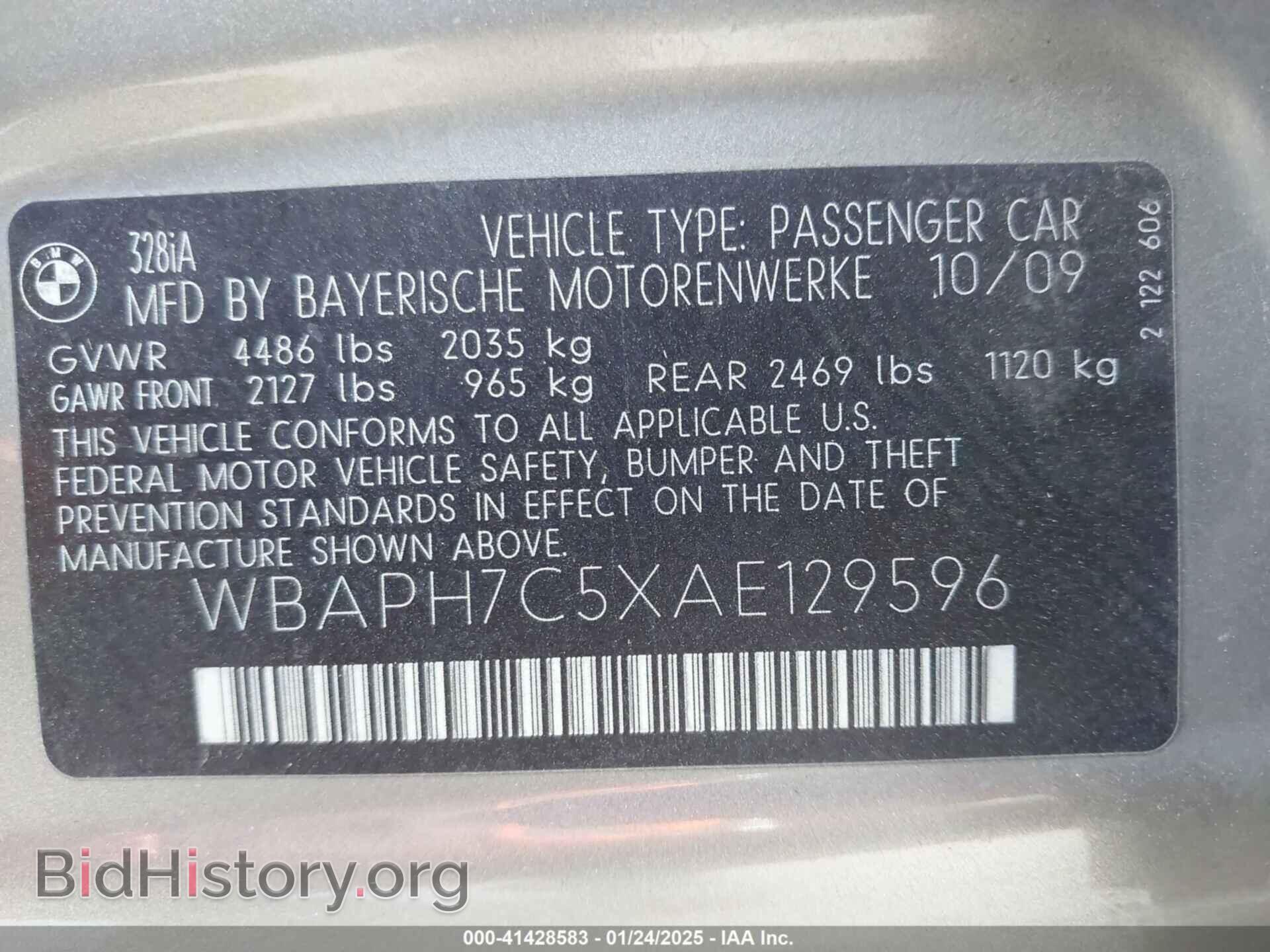2010 BMW 328I - VIN: WBAPH7C5XAE129596 - Photo 9