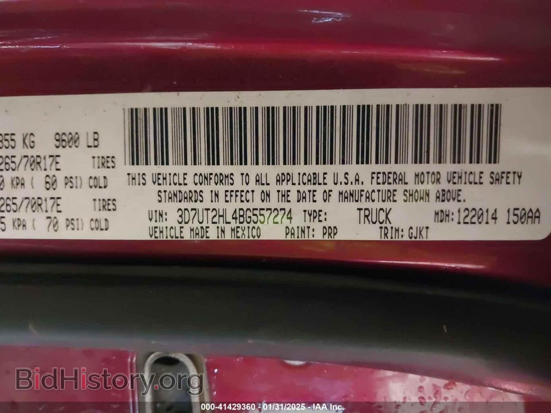 2011 RAM RAM 2500 - VIN: 3D7UT2HL4BG557274 - Фото 9