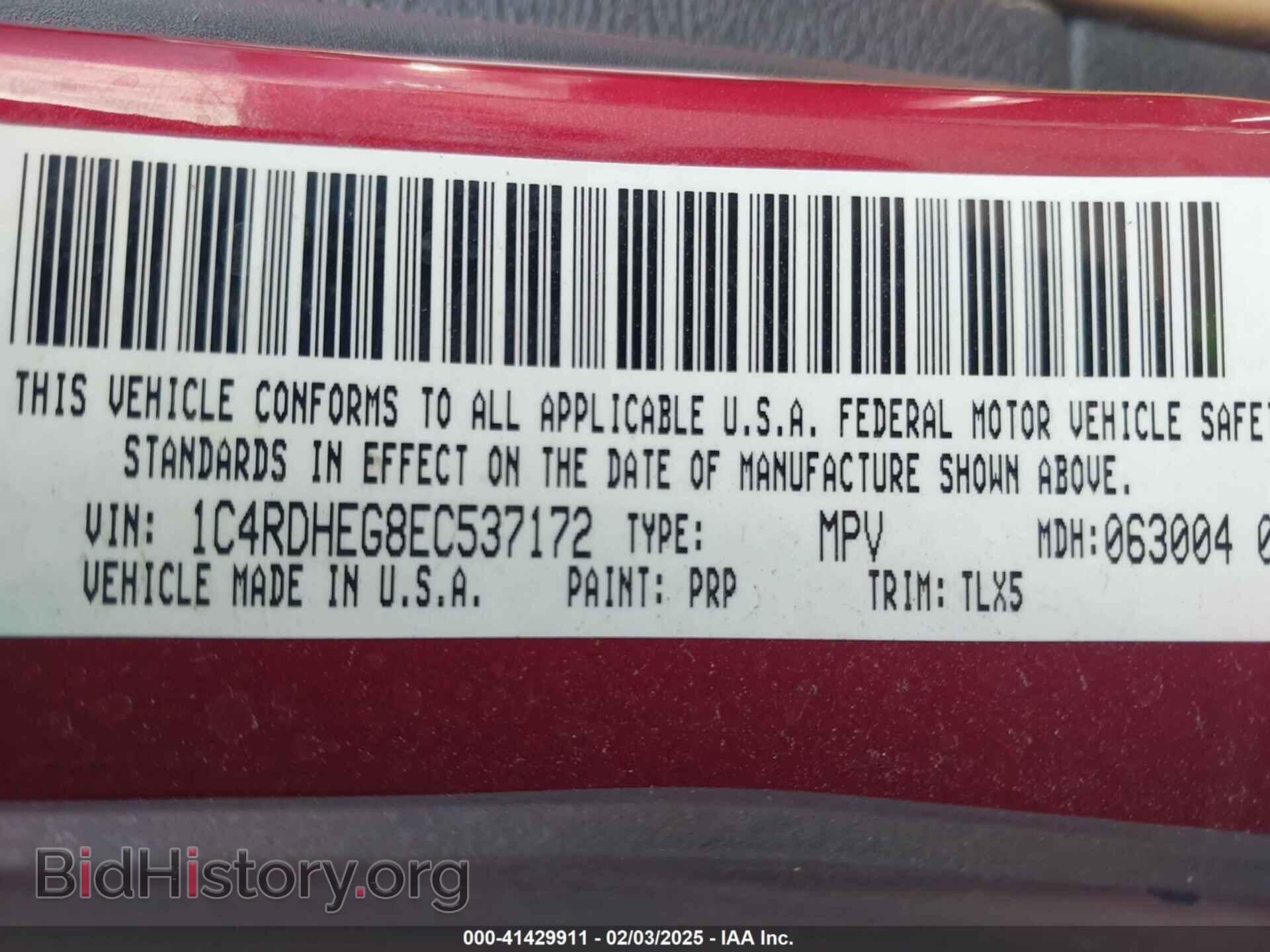 2014 DODGE DURANGO - VIN: 1C4RDHEG8EC537172 - Фото 9