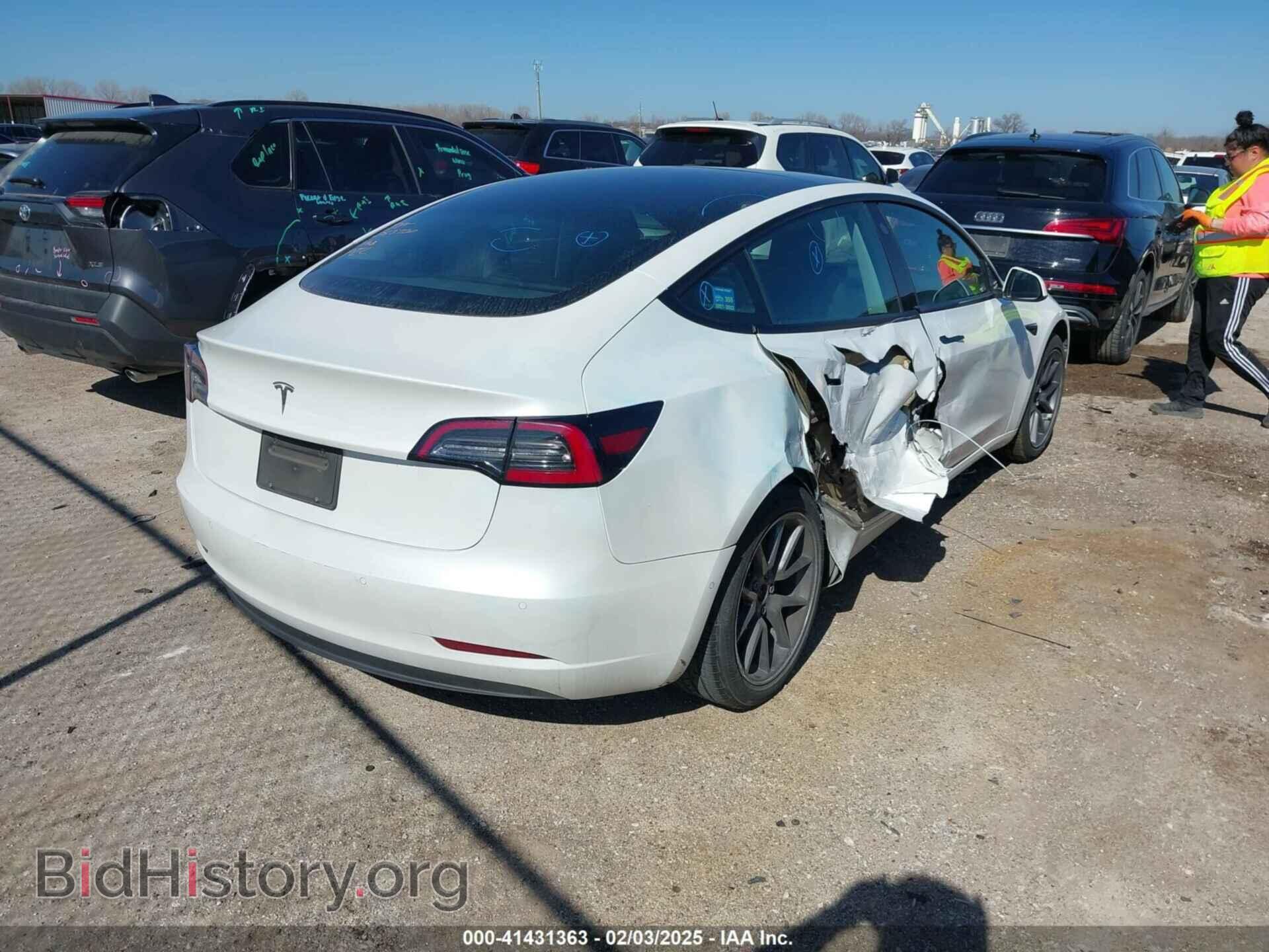 2021 TESLA MODEL 3 - VIN: 5YJ3E1EA4MF053720 - Фото 4