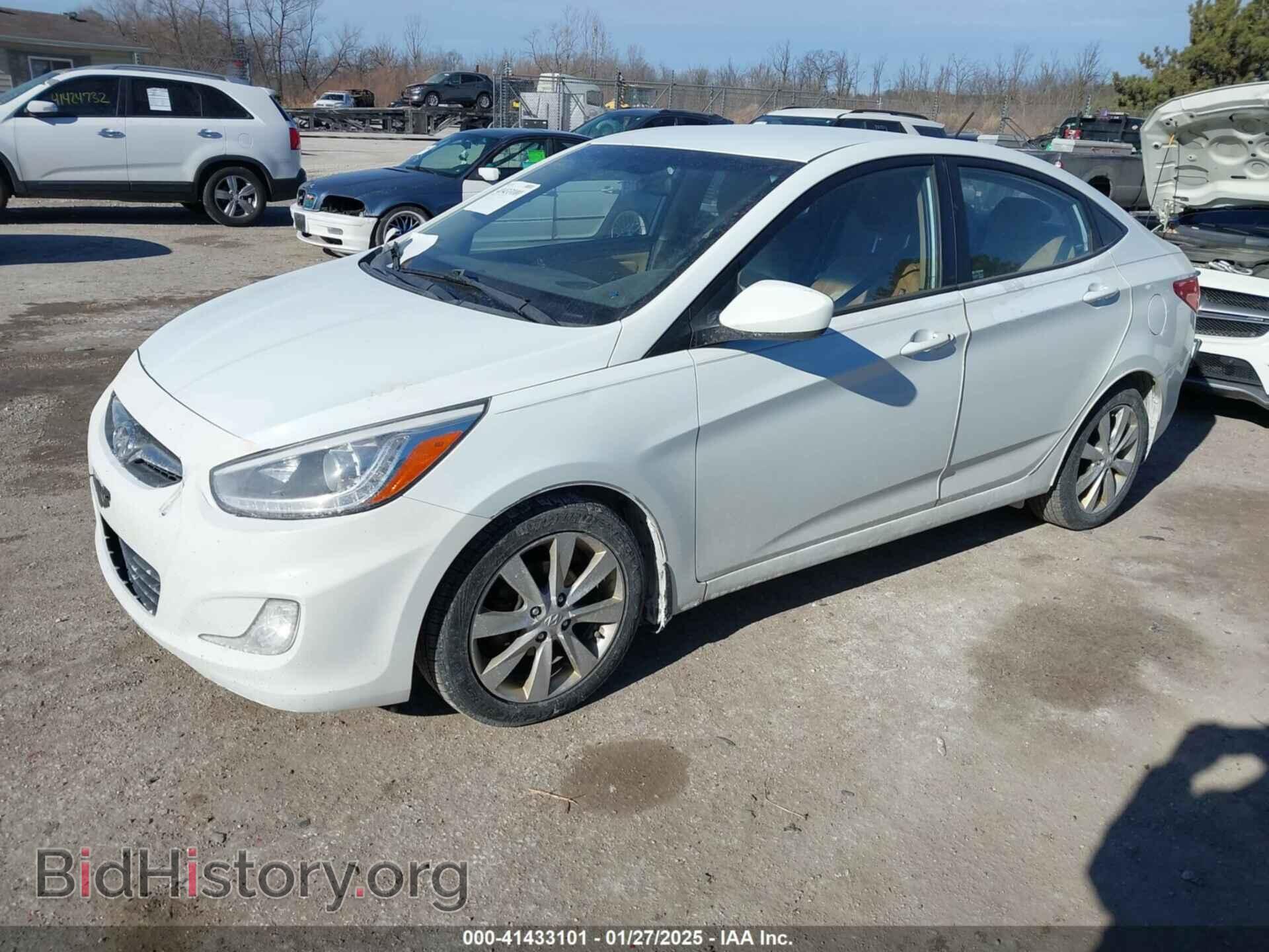 2014 HYUNDAI ACCENT - VIN: KMHCU4AE3EU596090 - Фото 2