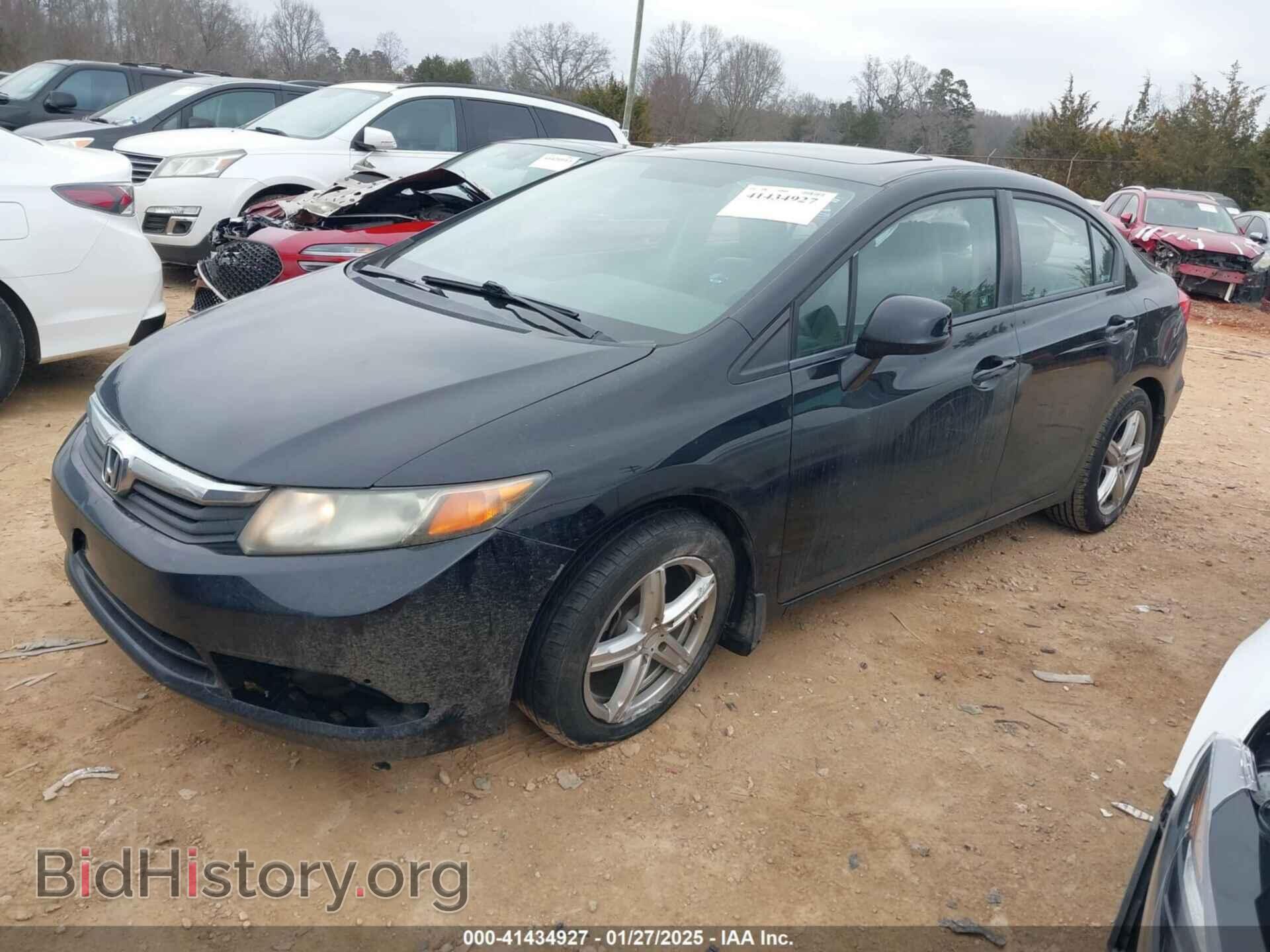 2012 HONDA CIVIC - VIN: 19XFB2F84CE055155 - Фото 2