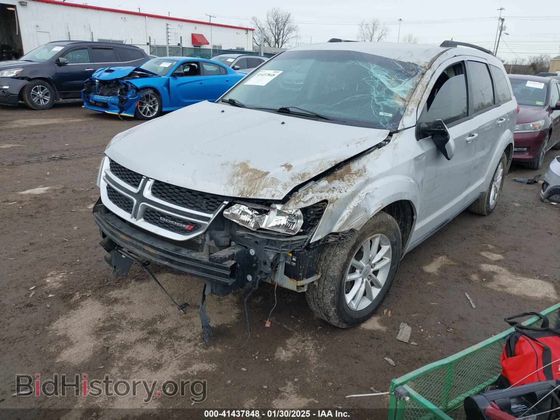 2014 DODGE JOURNEY - VIN: 3C4PDCBB0ET166032 - Фото 2