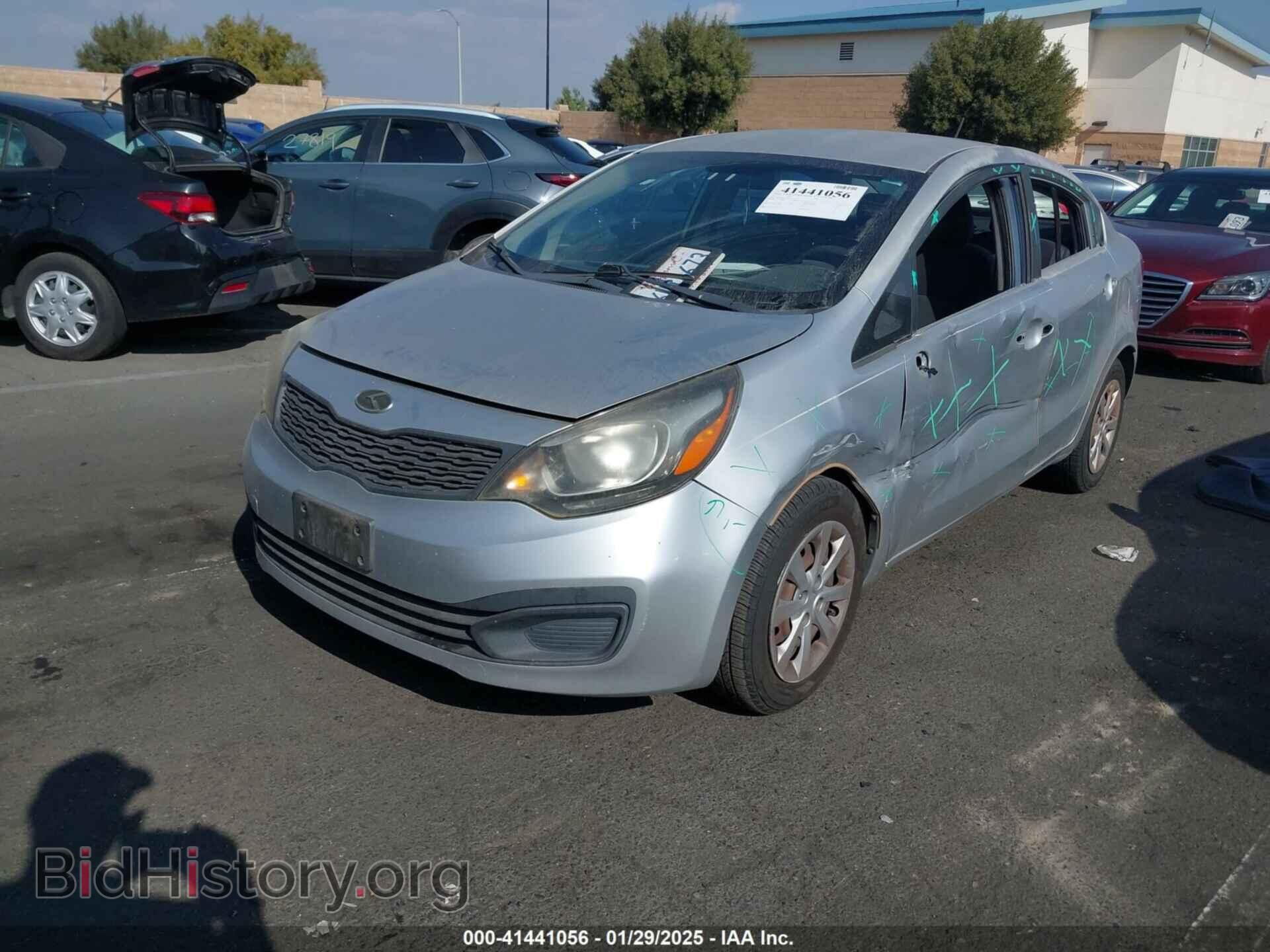 2012 KIA RIO - VIN: KNADM4A32C6065128 - Фото 2