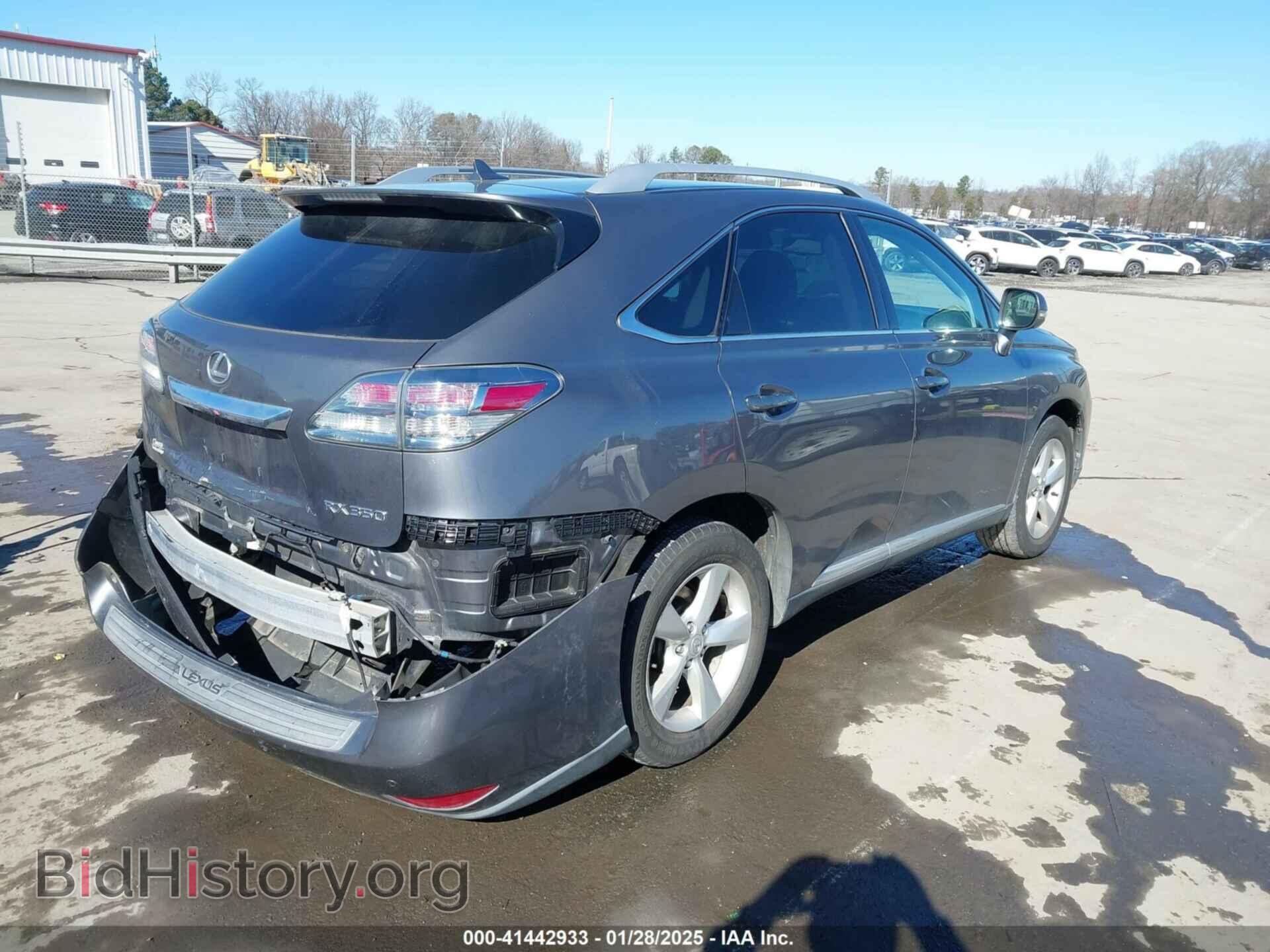 2012 LEXUS RX 350 - VIN: 2T2BK1BAXCC130615 - Фото 4