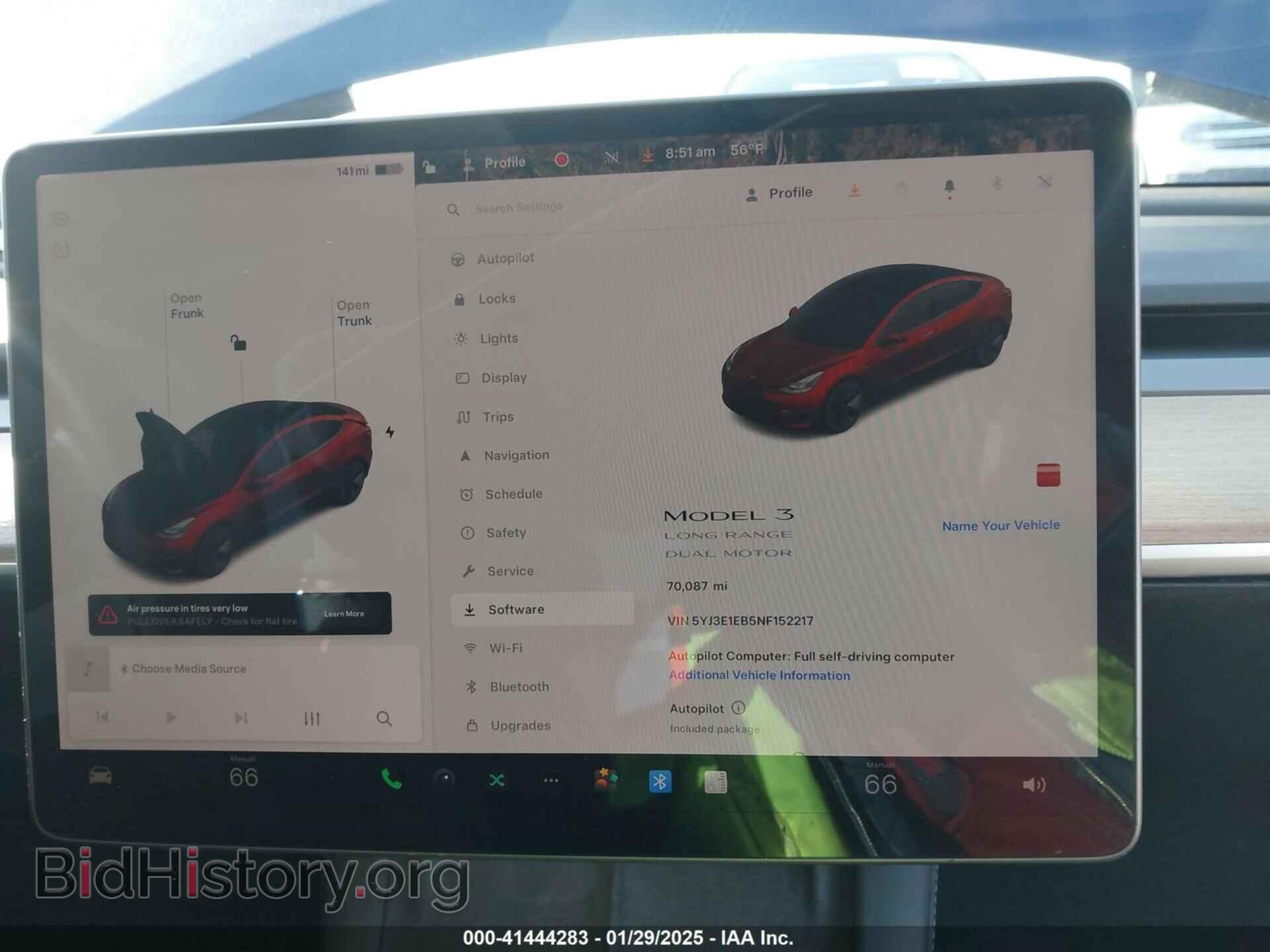 2022 TESLA MODEL 3 - VIN: 5YJ3E1EB5NF152217 - Фото 7