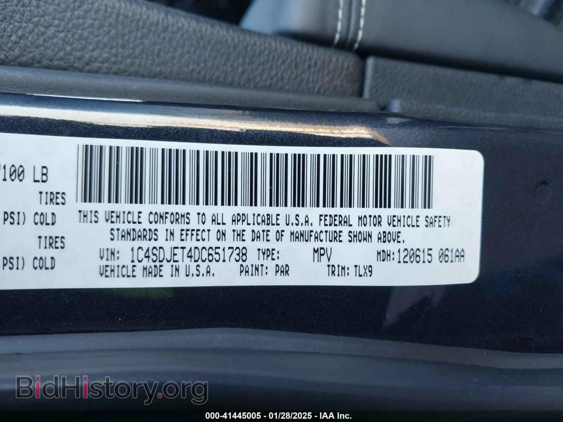 2013 DODGE DURANGO - VIN: 1C4SDJET4DC651738 - Photo 9