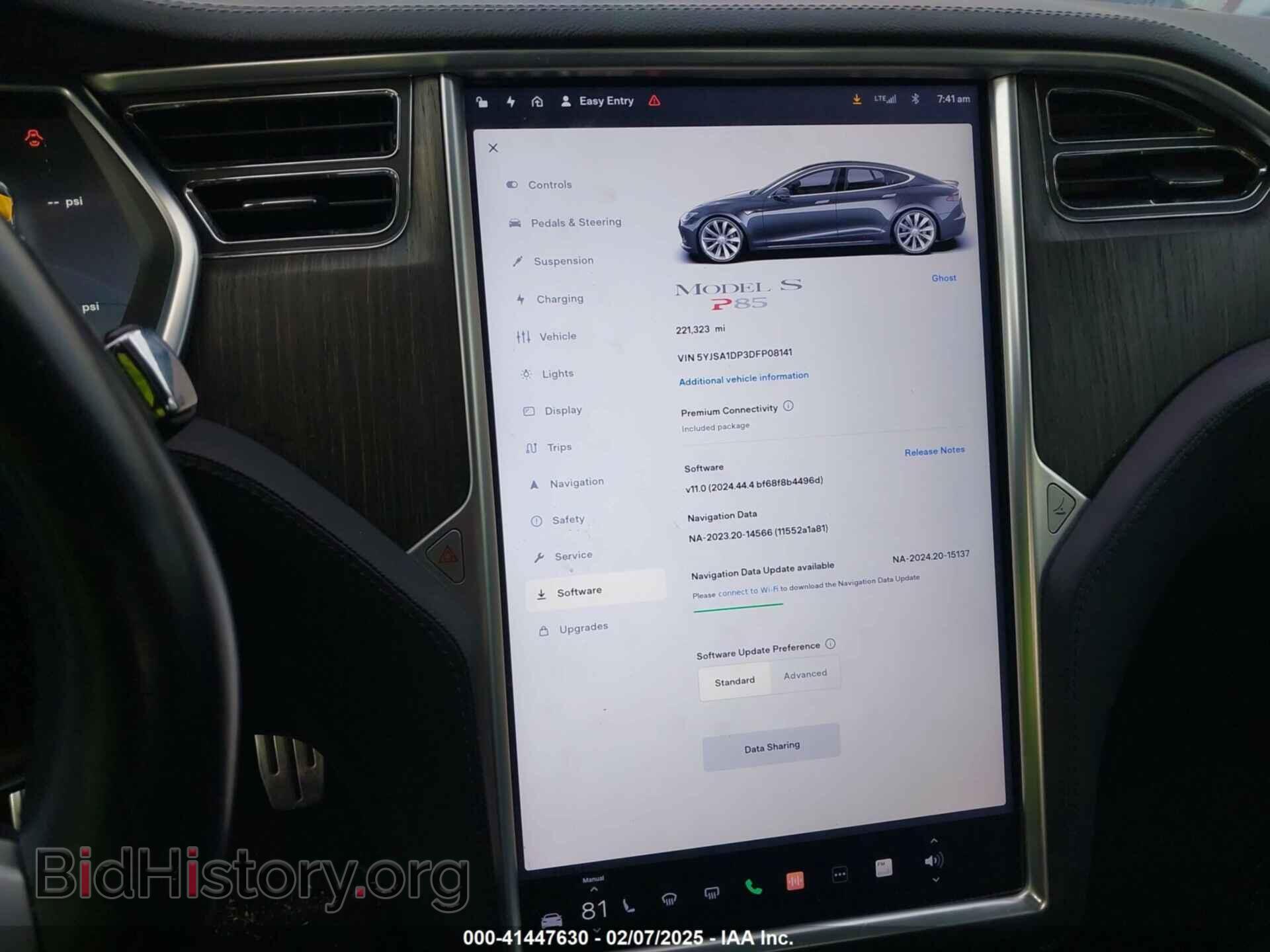 2013 TESLA MODEL S - VIN: 5YJSA1DP3DFP08141 - Photo 18