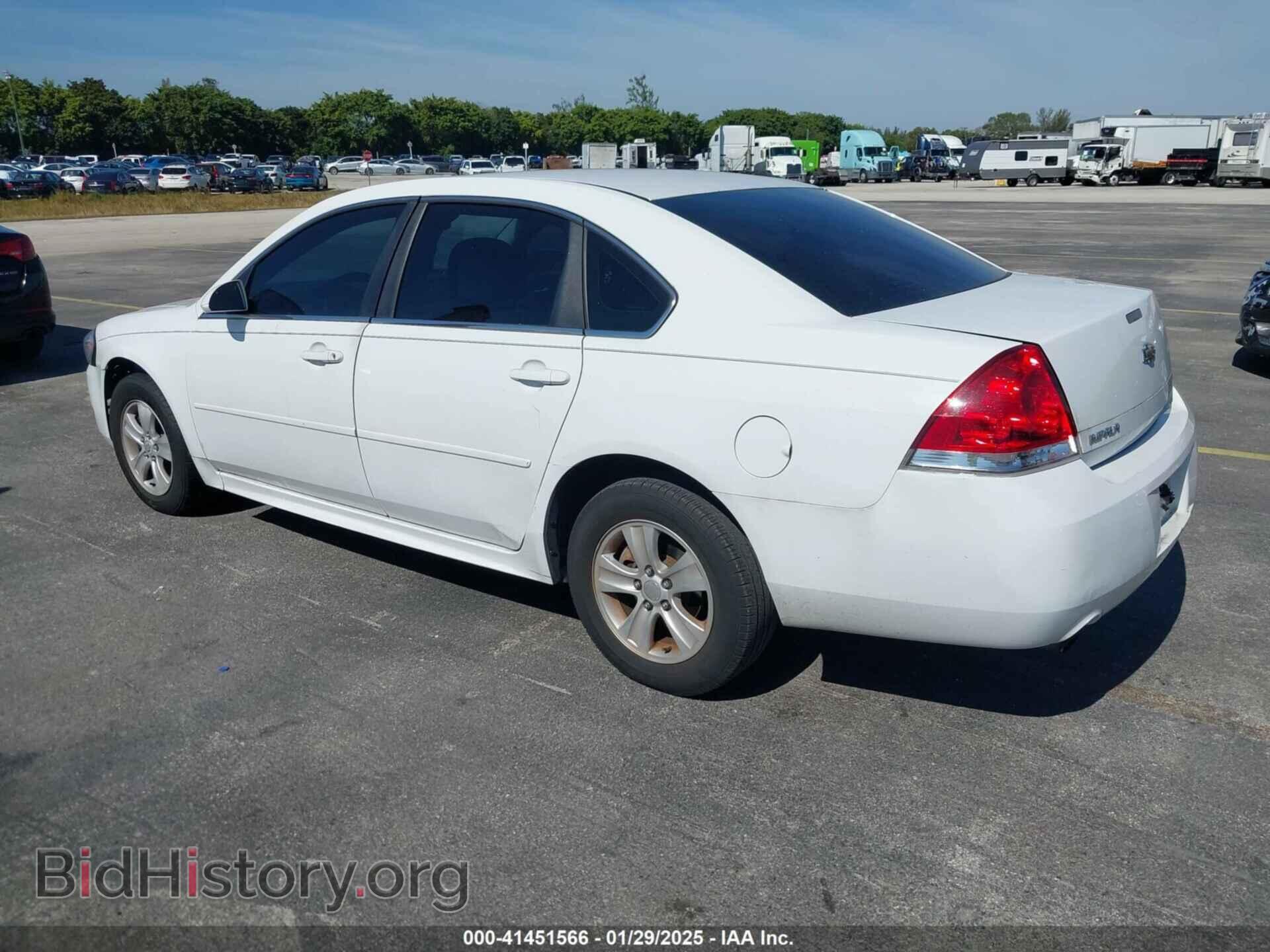 2012 CHEVROLET IMPALA - VIN: 2G1WF5E3XC1309596 - Фото 3