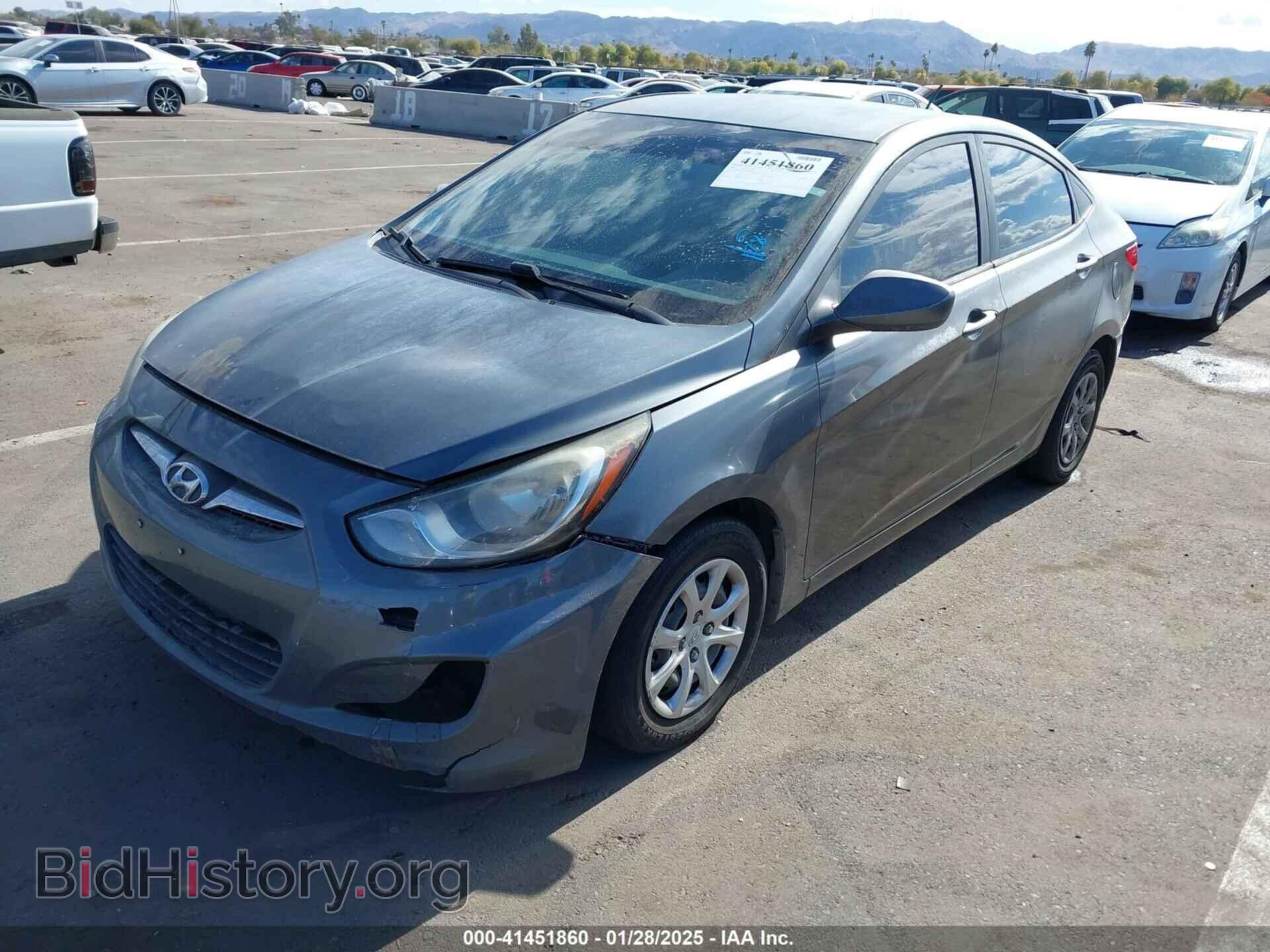 2013 HYUNDAI ACCENT - VIN: KMHCT4AE0DU332360 - Фото 2