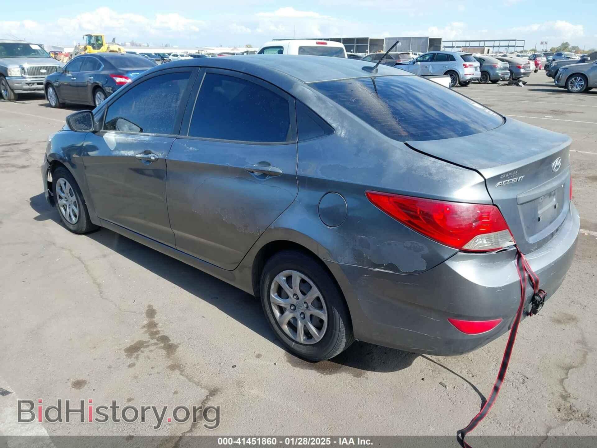 2013 HYUNDAI ACCENT - VIN: KMHCT4AE0DU332360 - Фото 3