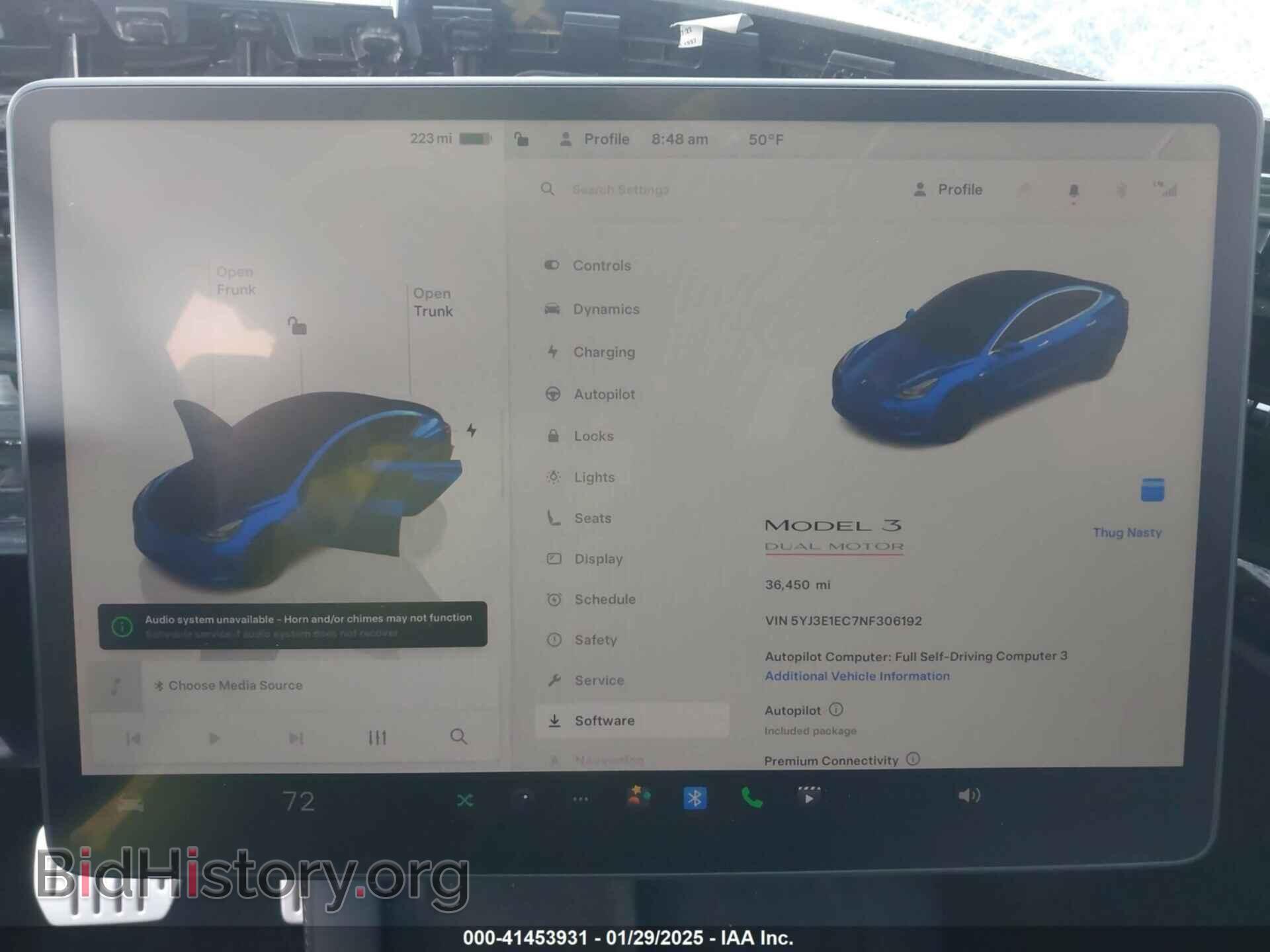 2022 TESLA MODEL 3 - VIN: 5YJ3E1EC7NF306192 - Фото 7