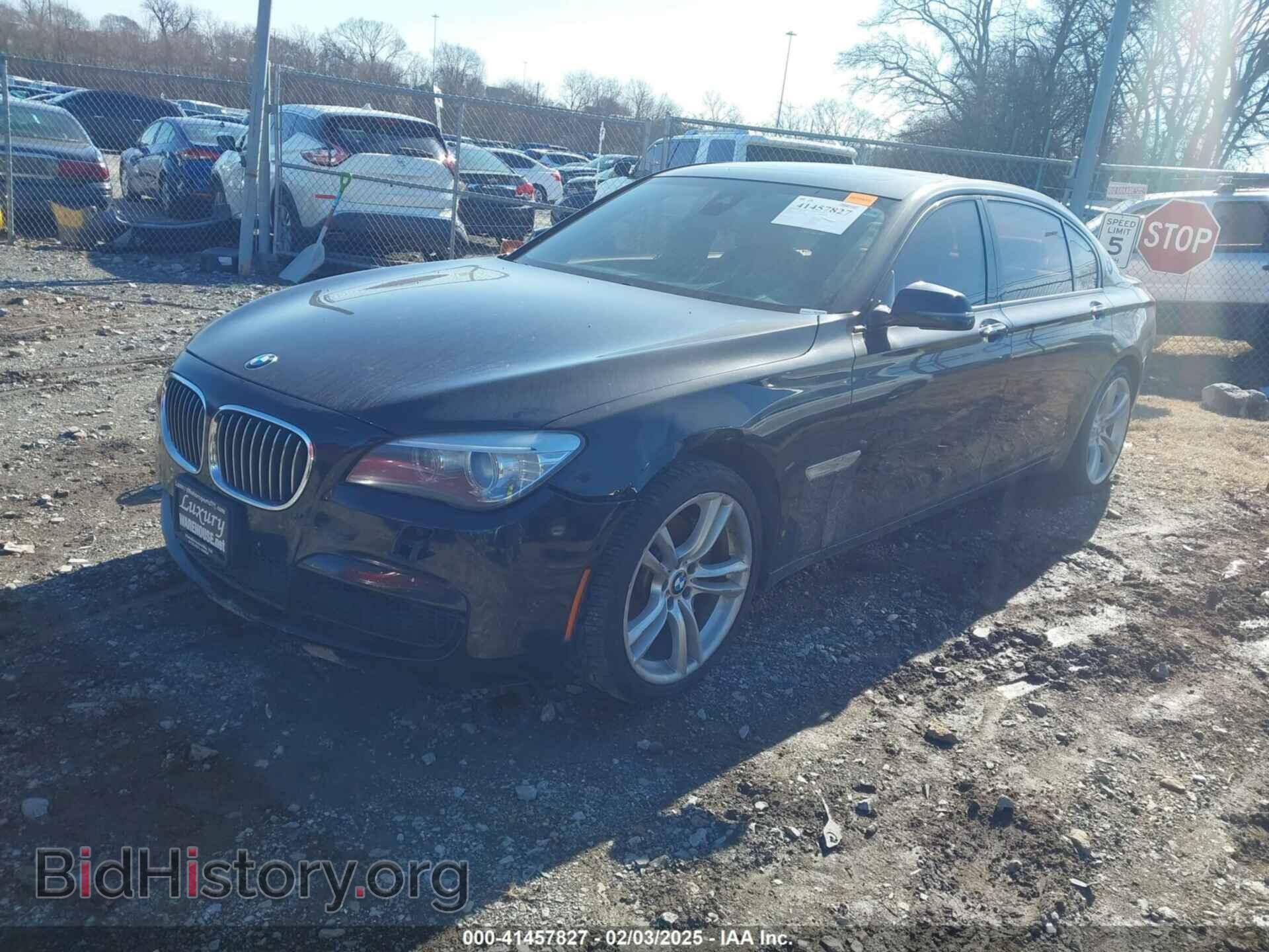 2013 BMW 740LI - VIN: WBAYF4C53DDE23895 - Фото 2