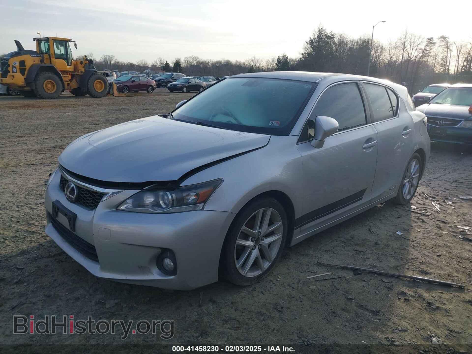 2012 LEXUS CT 200H - VIN: JTHKD5BH3C2116426 - Фото 2