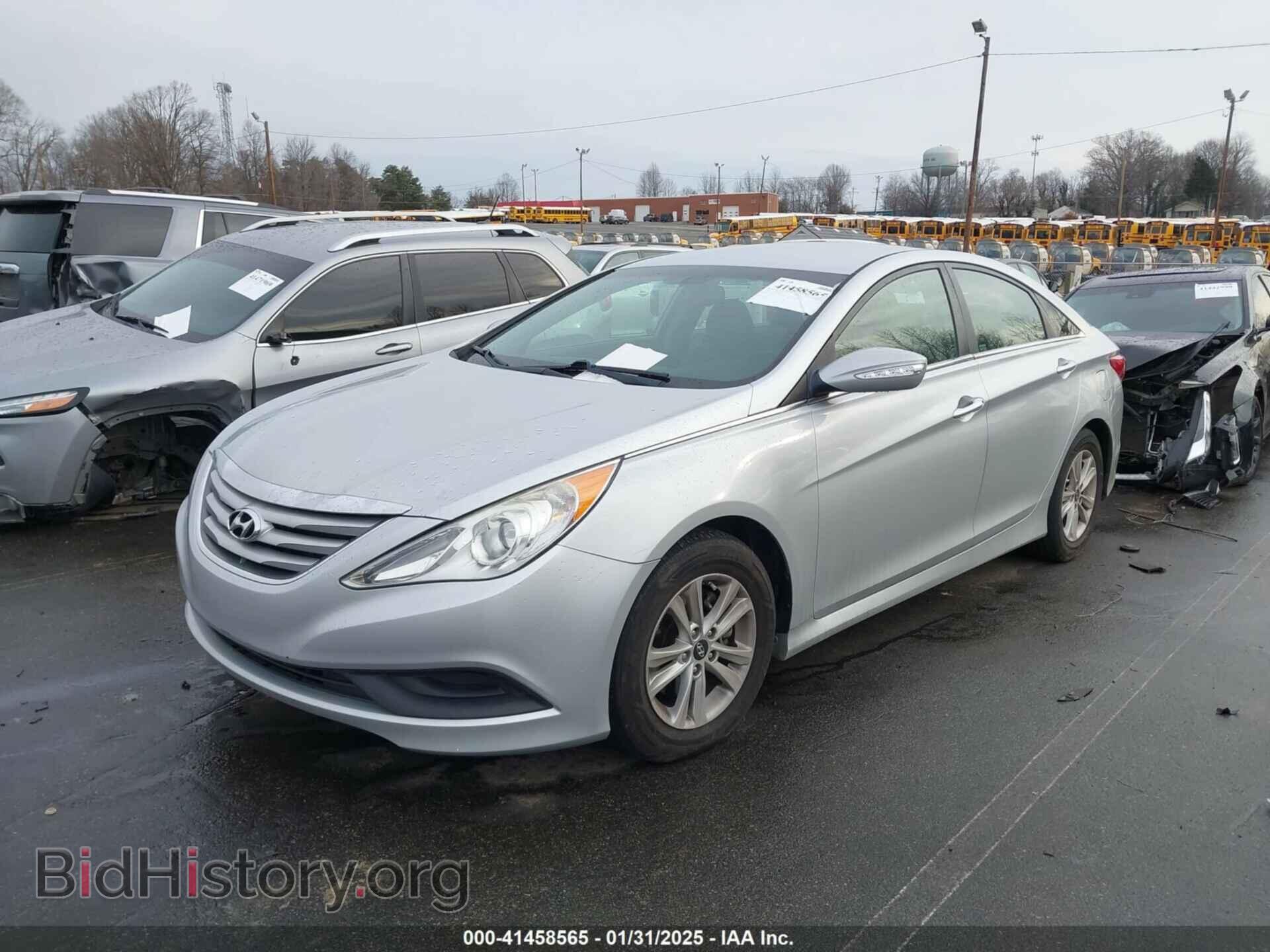 2014 HYUNDAI SONATA - VIN: 5NPEB4AC0EH940728 - Фото 2