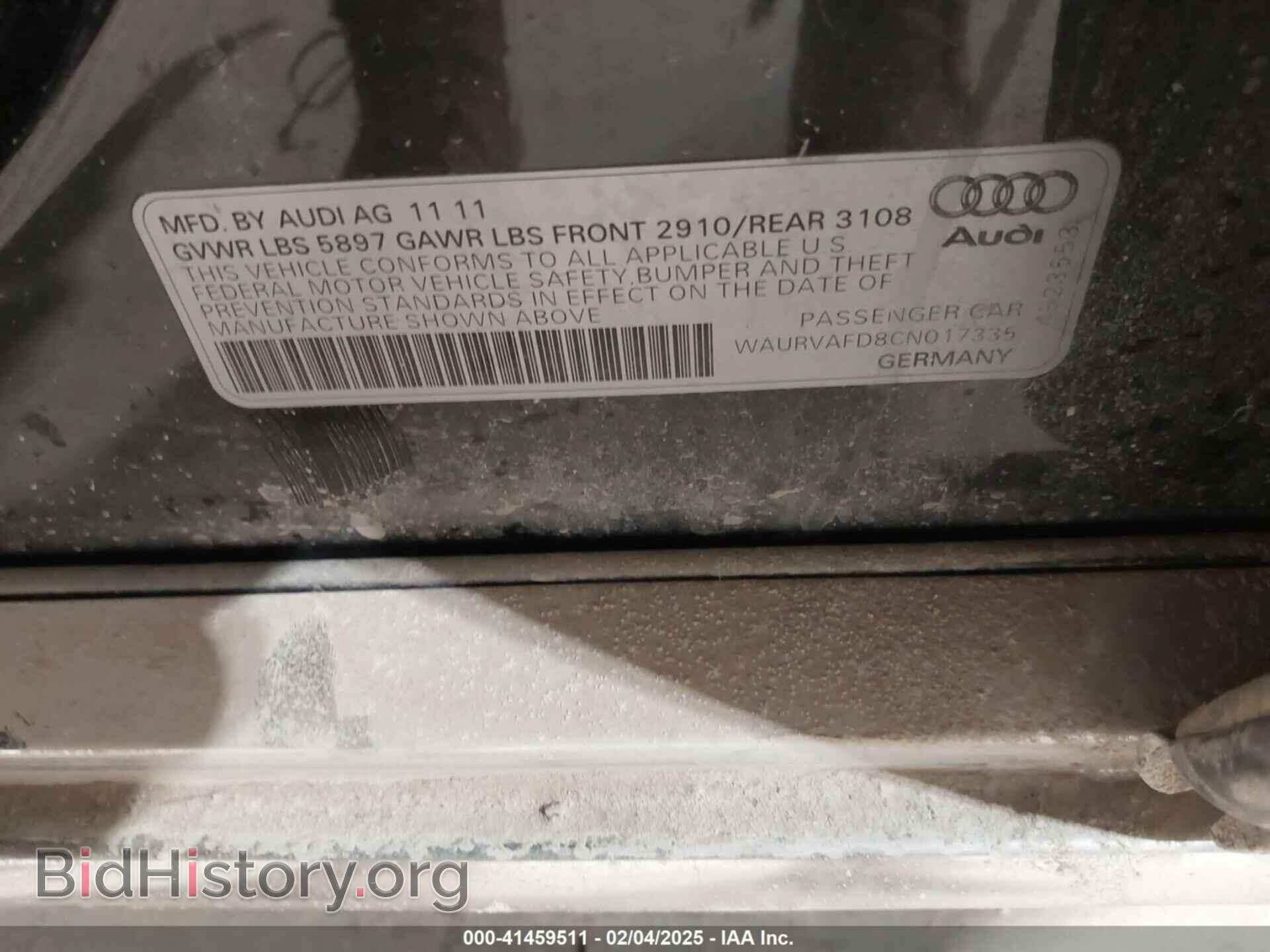 2012 AUDI A8 L - VIN: WAURVAFD8CN017335 - Photo 9