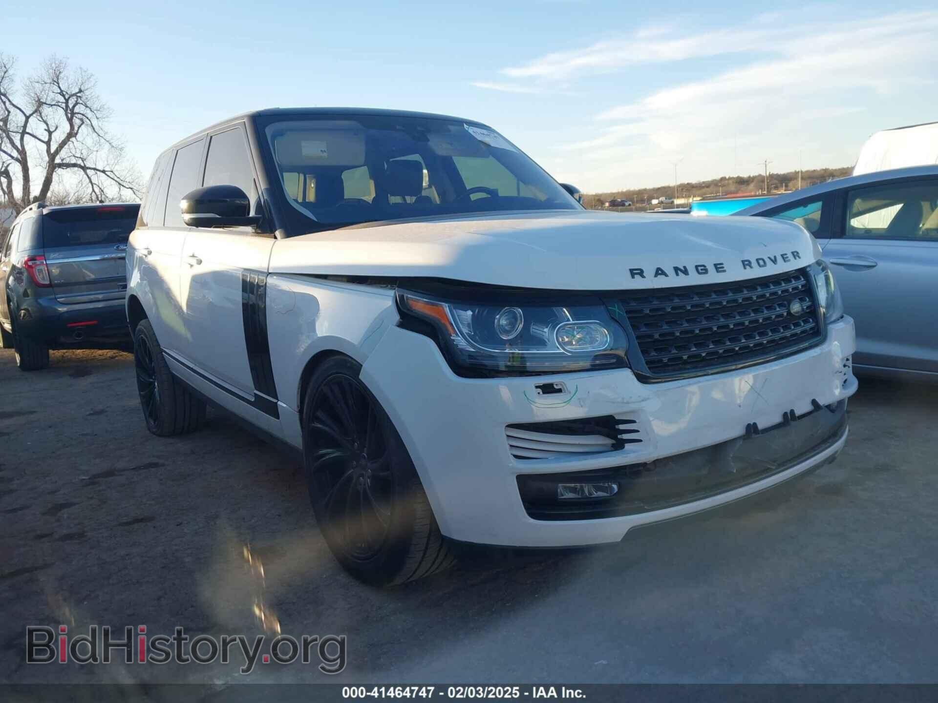 Фотография SALGS2FV0HA326595 - LAND ROVER RANGE ROVER 2017