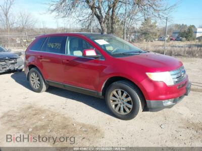 2008 Ford EDGE Limited, красный — VIN 2FMDK49C98BB33037, IAAI