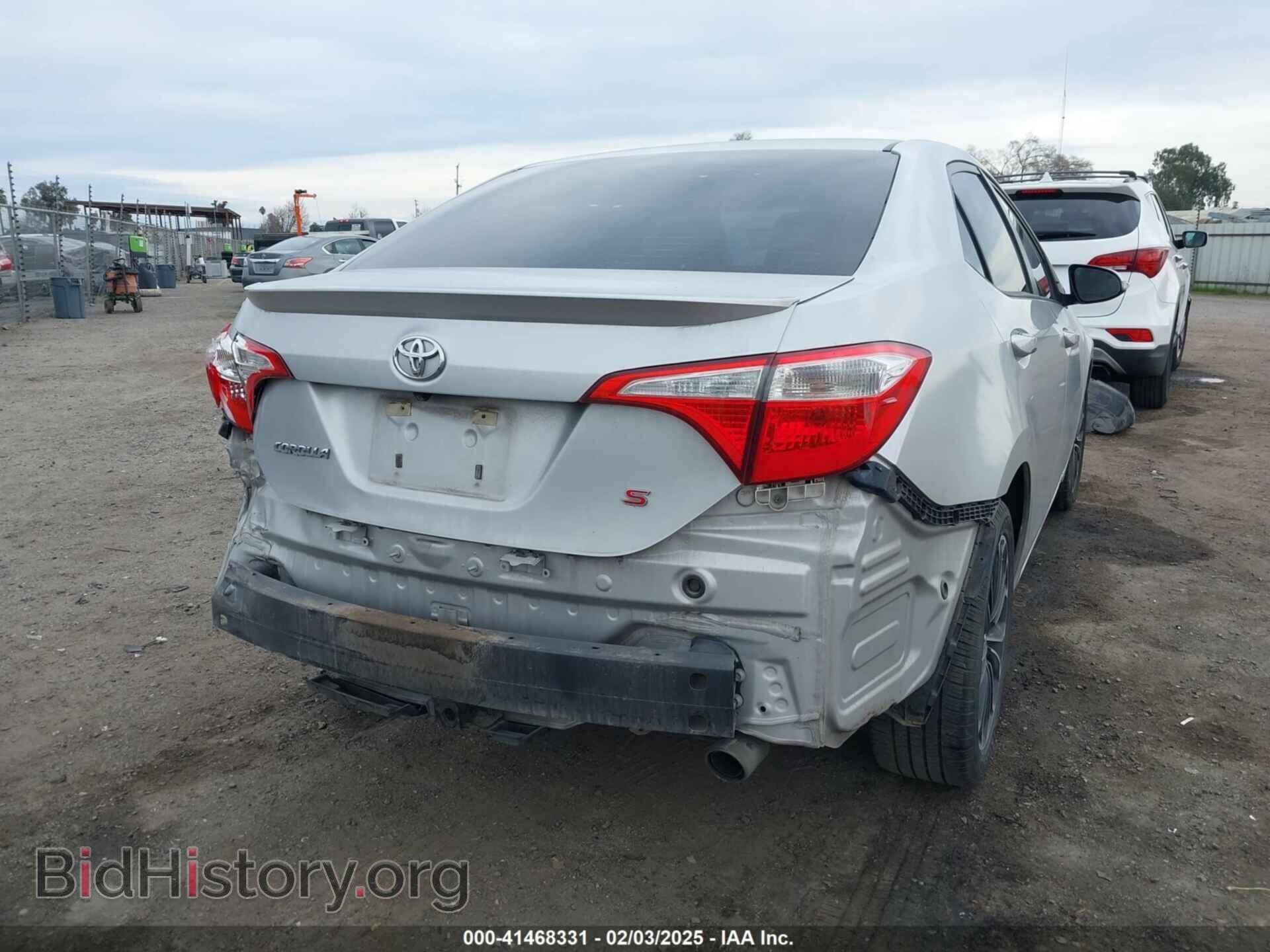 2015 TOYOTA COROLLA - VIN: 5YFBURHE5FP352104 - Фото 4