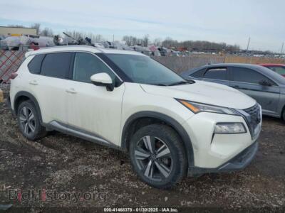 2023 Nissan ROGUE SL Intelligent AWD, white — VIN 5N1BT3CB4PC789823, IAAI