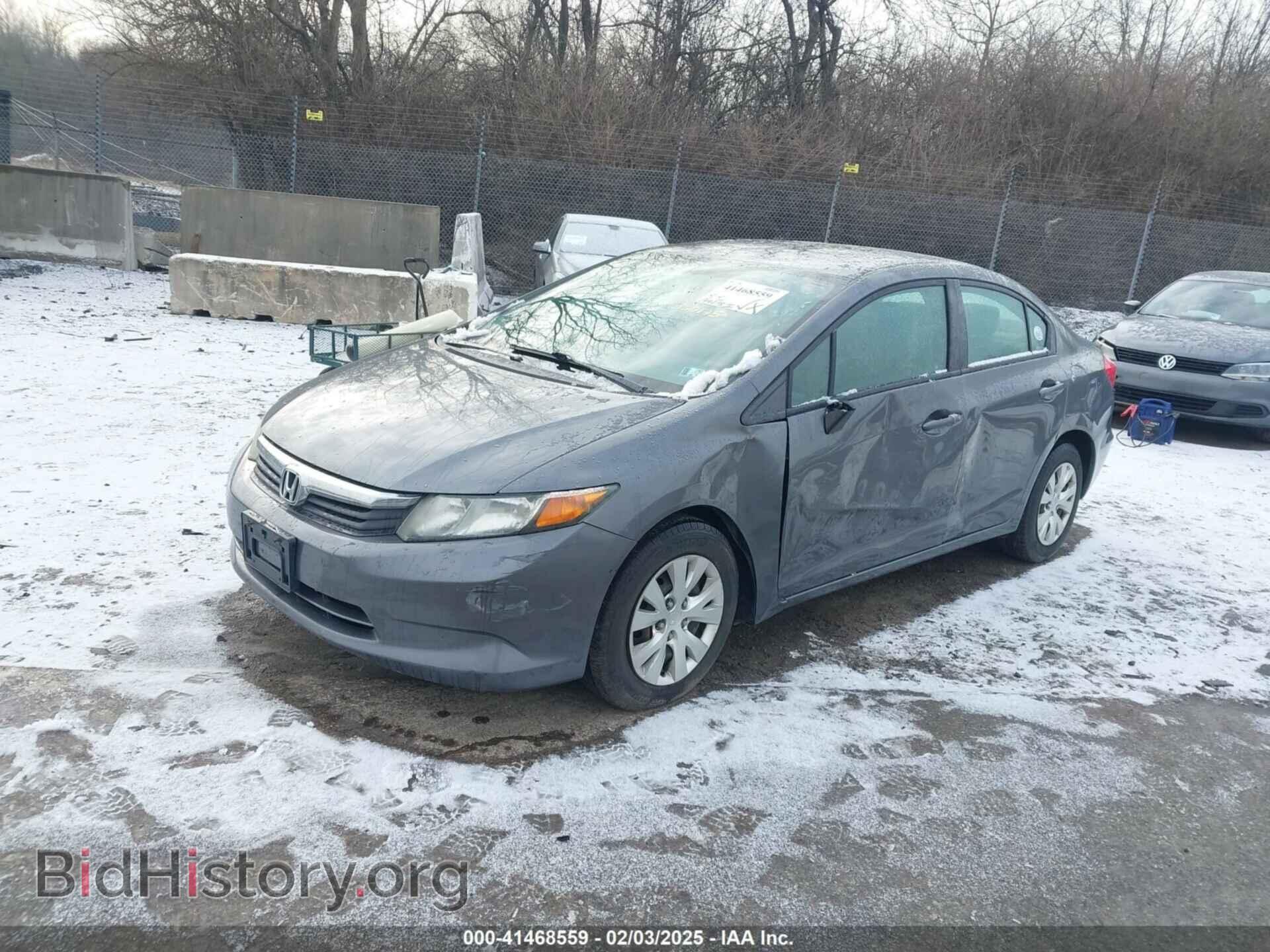 2012 HONDA CIVIC - VIN: 19XFB2F54CE360175 - Фото 2