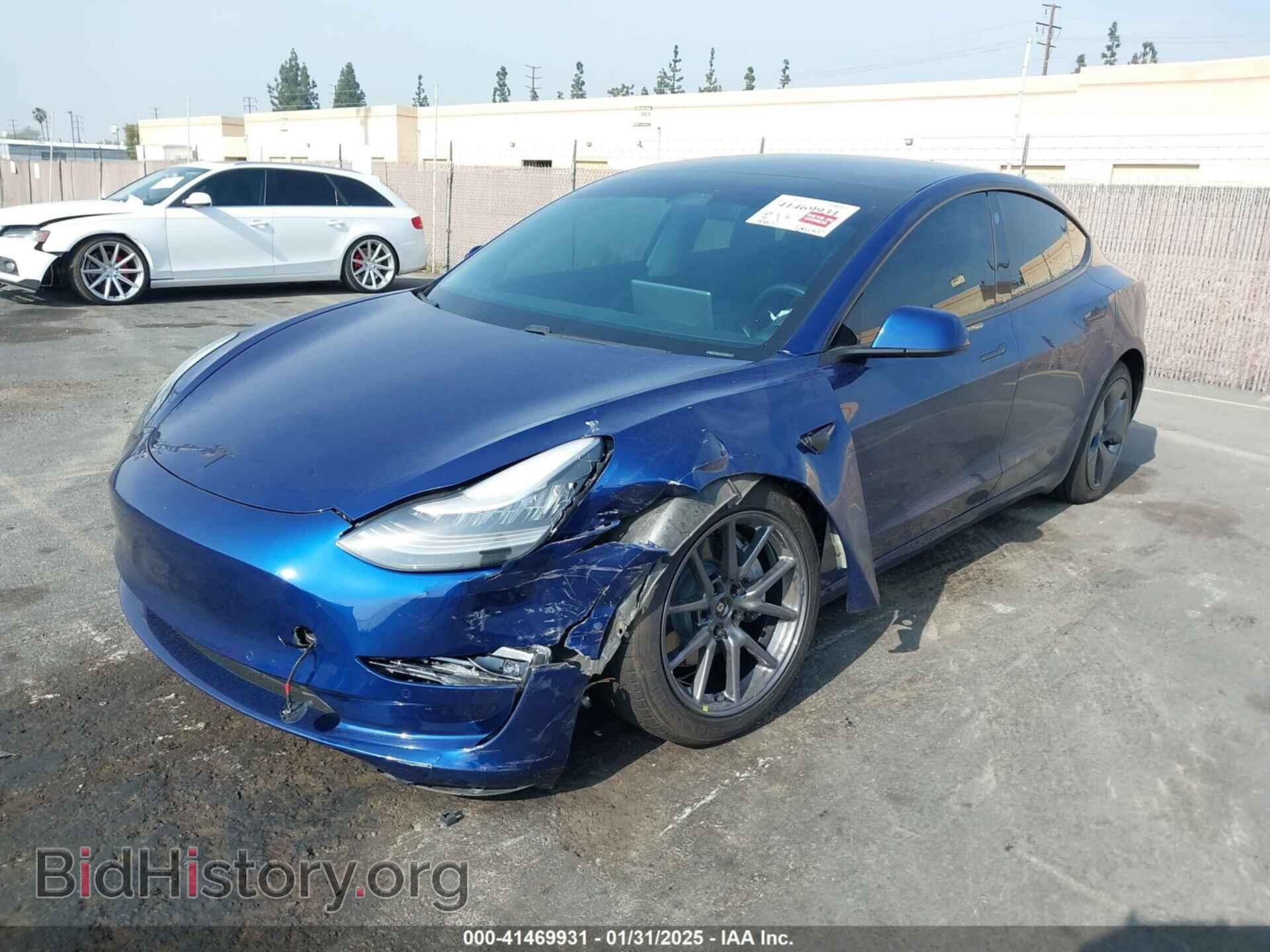 2020 TESLA MODEL 3 - VIN: 5YJ3E1ECXLF602191 - Фото 2