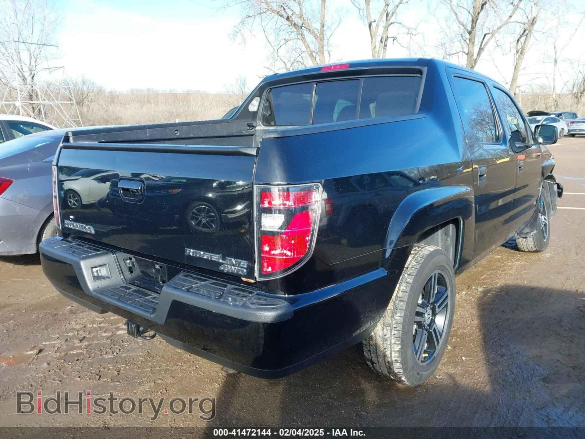 2014 HONDA RIDGELINE - VIN: 5FPYK1F77EB001654 - Фото 4