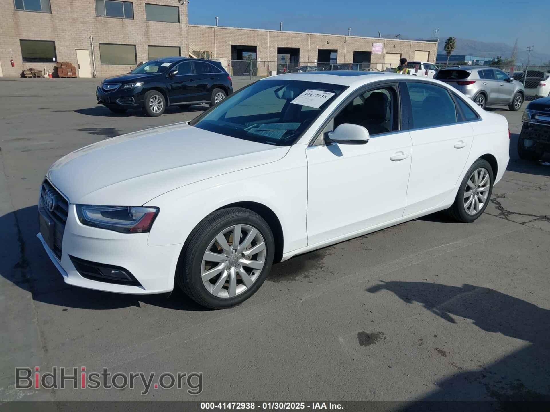 2013 AUDI A4 - VIN: WAUAFAFL2DN022954 - Фото 2