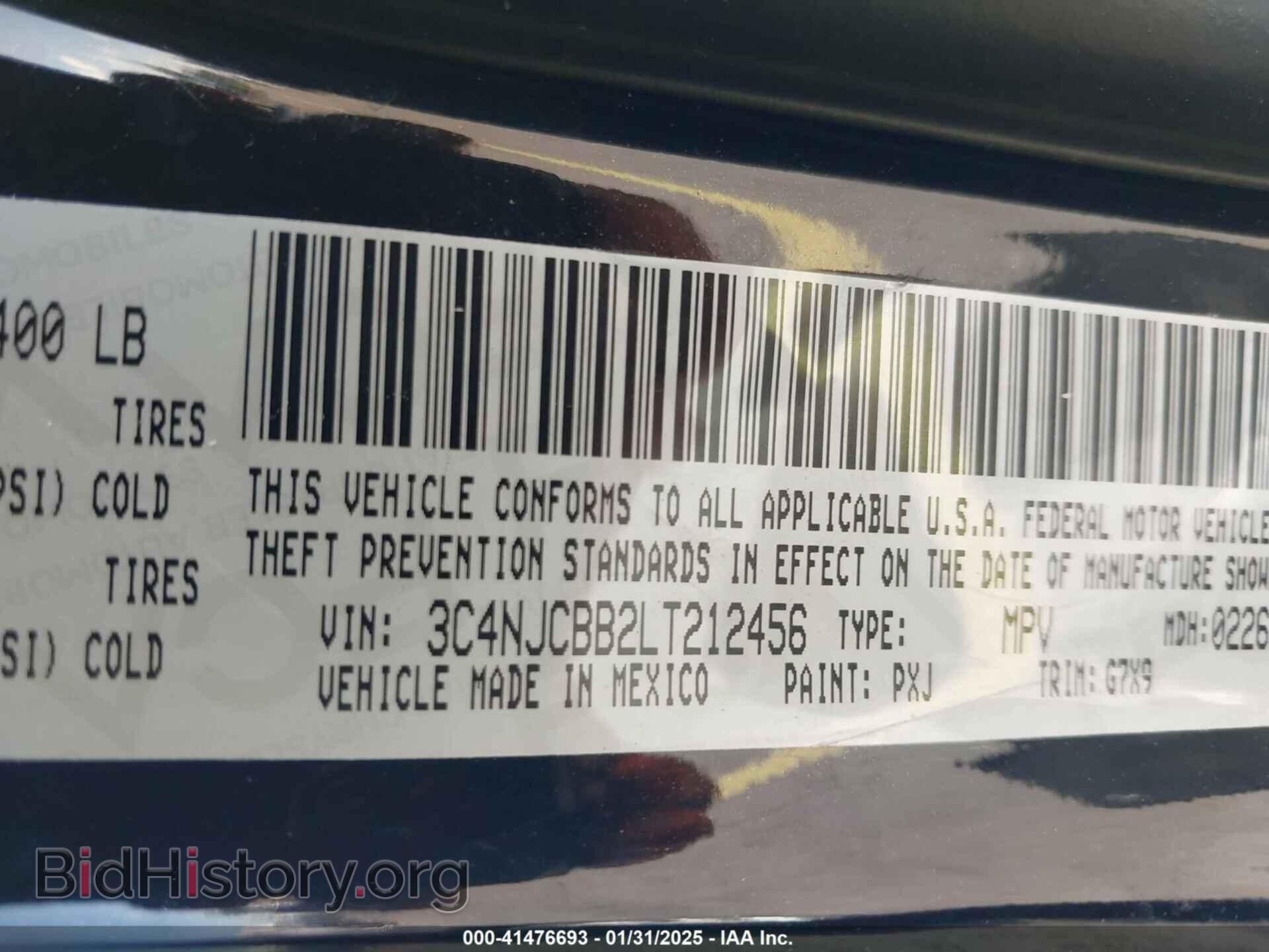 2020 JEEP COMPASS - VIN: 3C4NJCBB2LT212456 - Фото 9