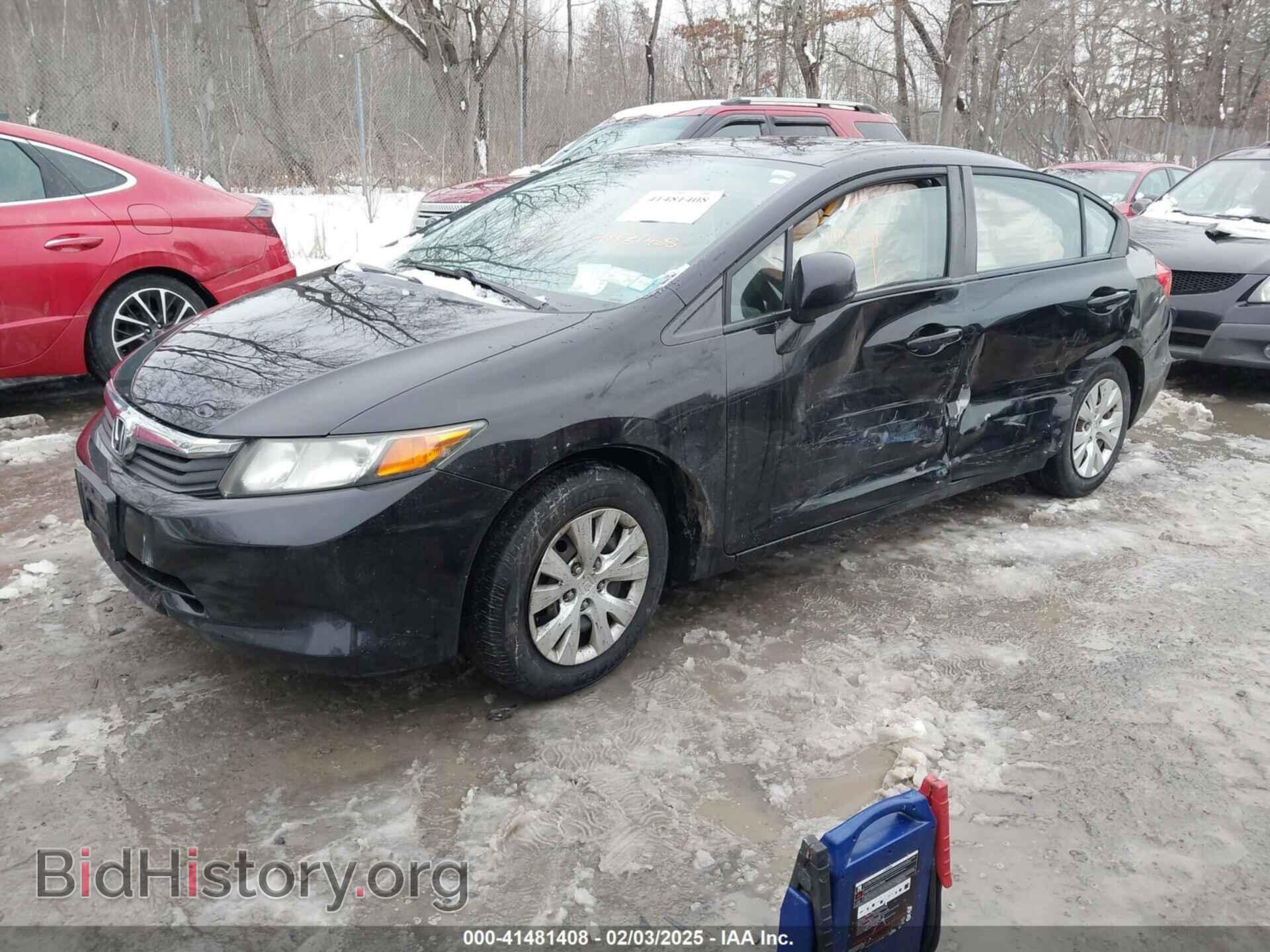 2012 HONDA CIVIC - VIN: 2HGFB2F5XCH560242 - Фото 2