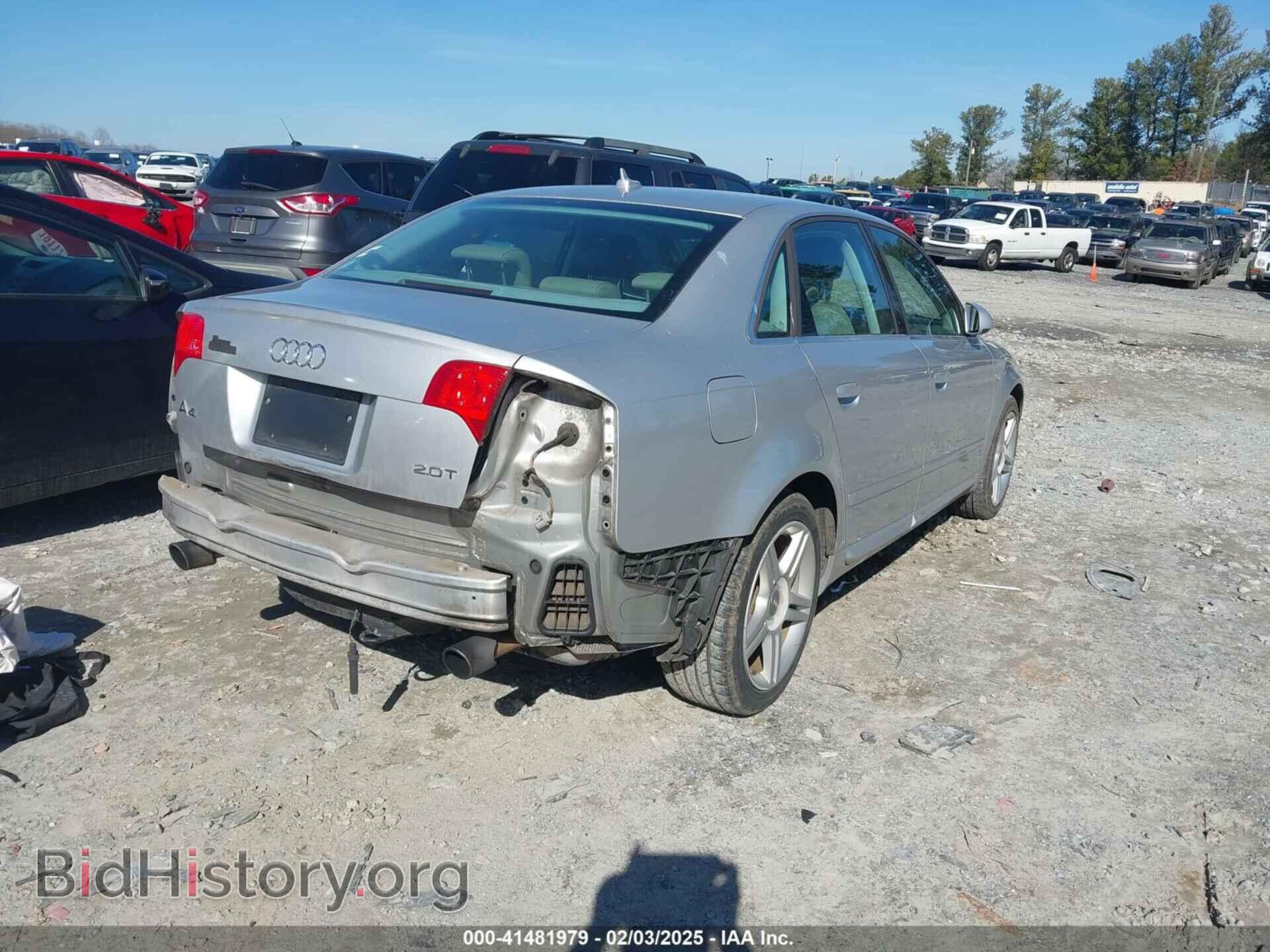 2008 AUDI A4 - VIN: WAUAF78E28A086538 - Фото 4