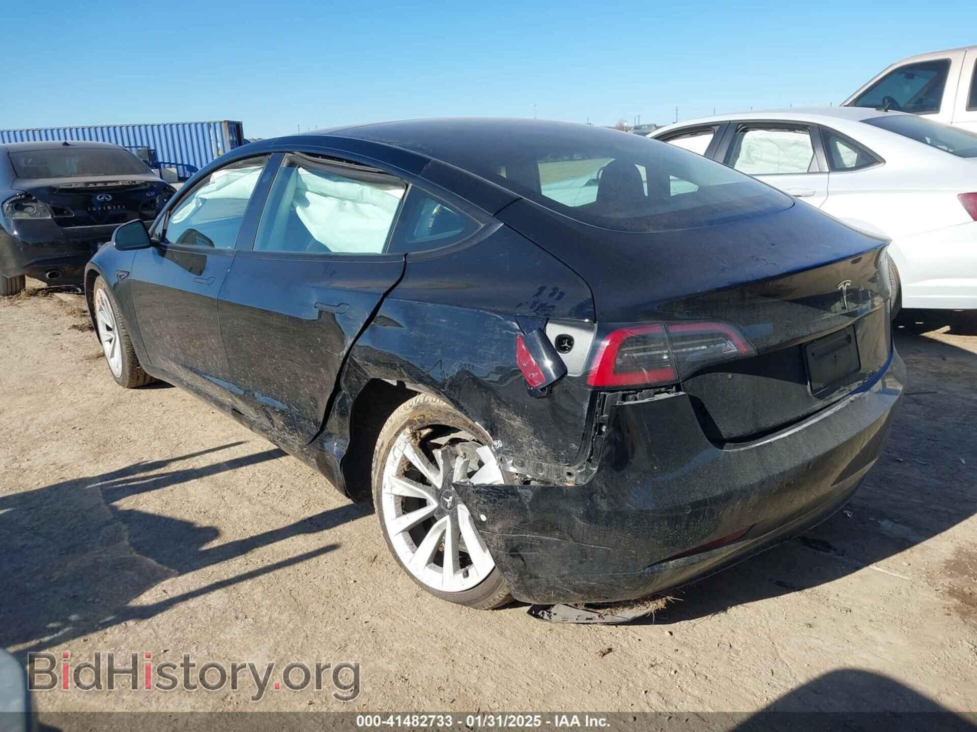 2022 TESLA MODEL 3 - VIN: 5YJ3E1EA6NF321474 - Фото 3