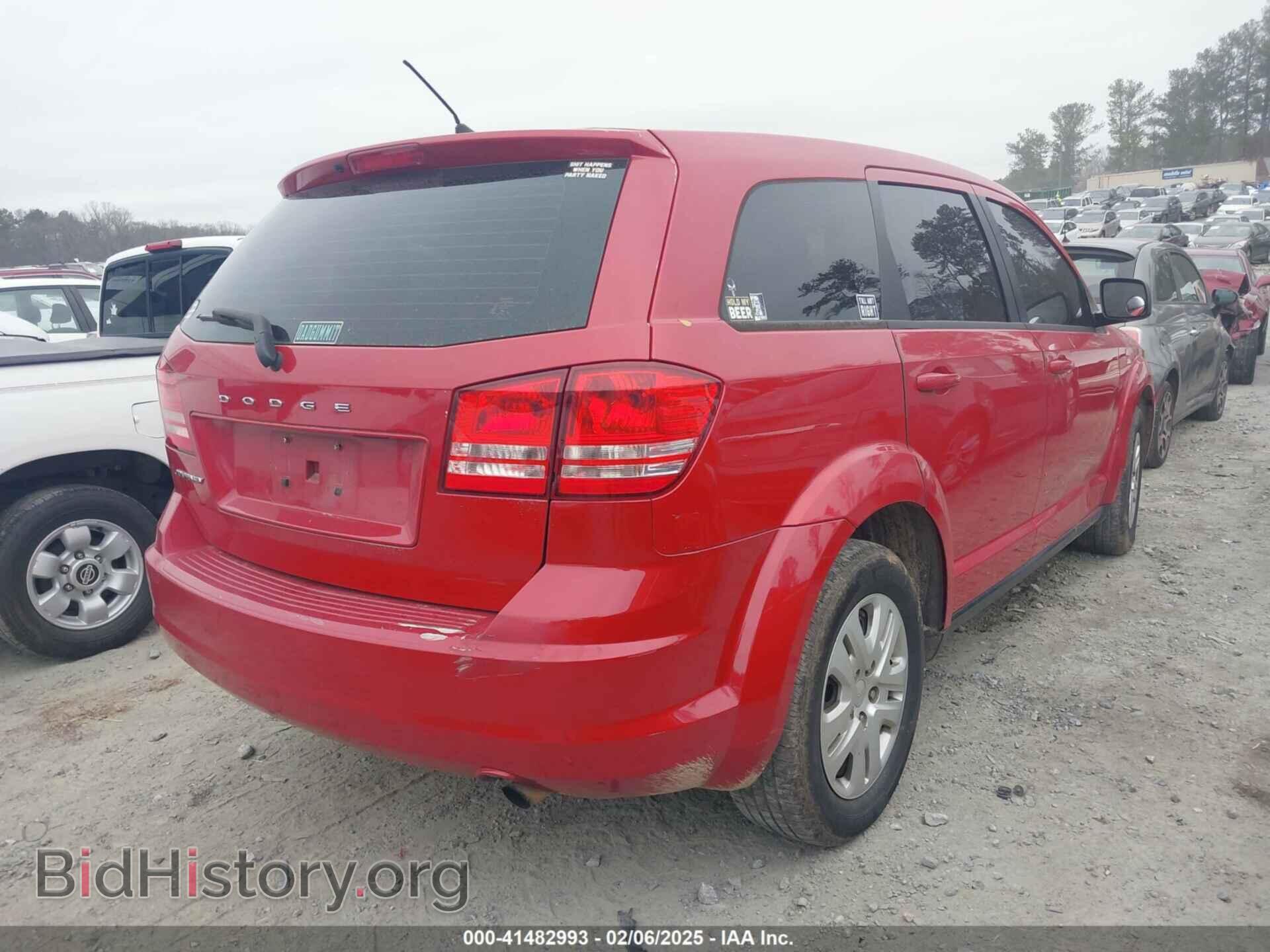 2014 DODGE JOURNEY - VIN: 3C4PDCAB0ET198576 - Фото 4