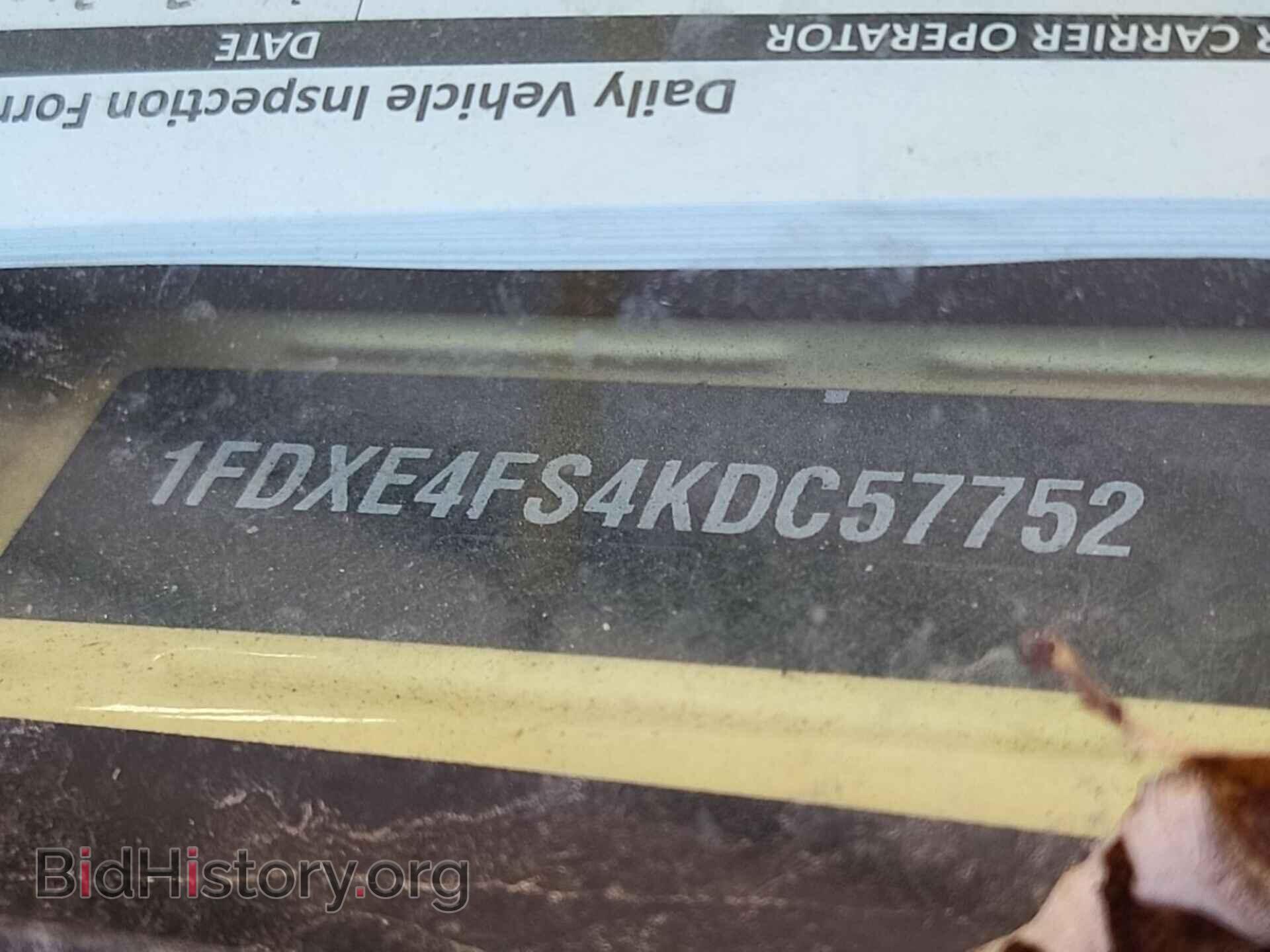 2019 FORD E-450 CUTAWAY - VIN: 1FDXE4FS4KDC57752 - Фото 5