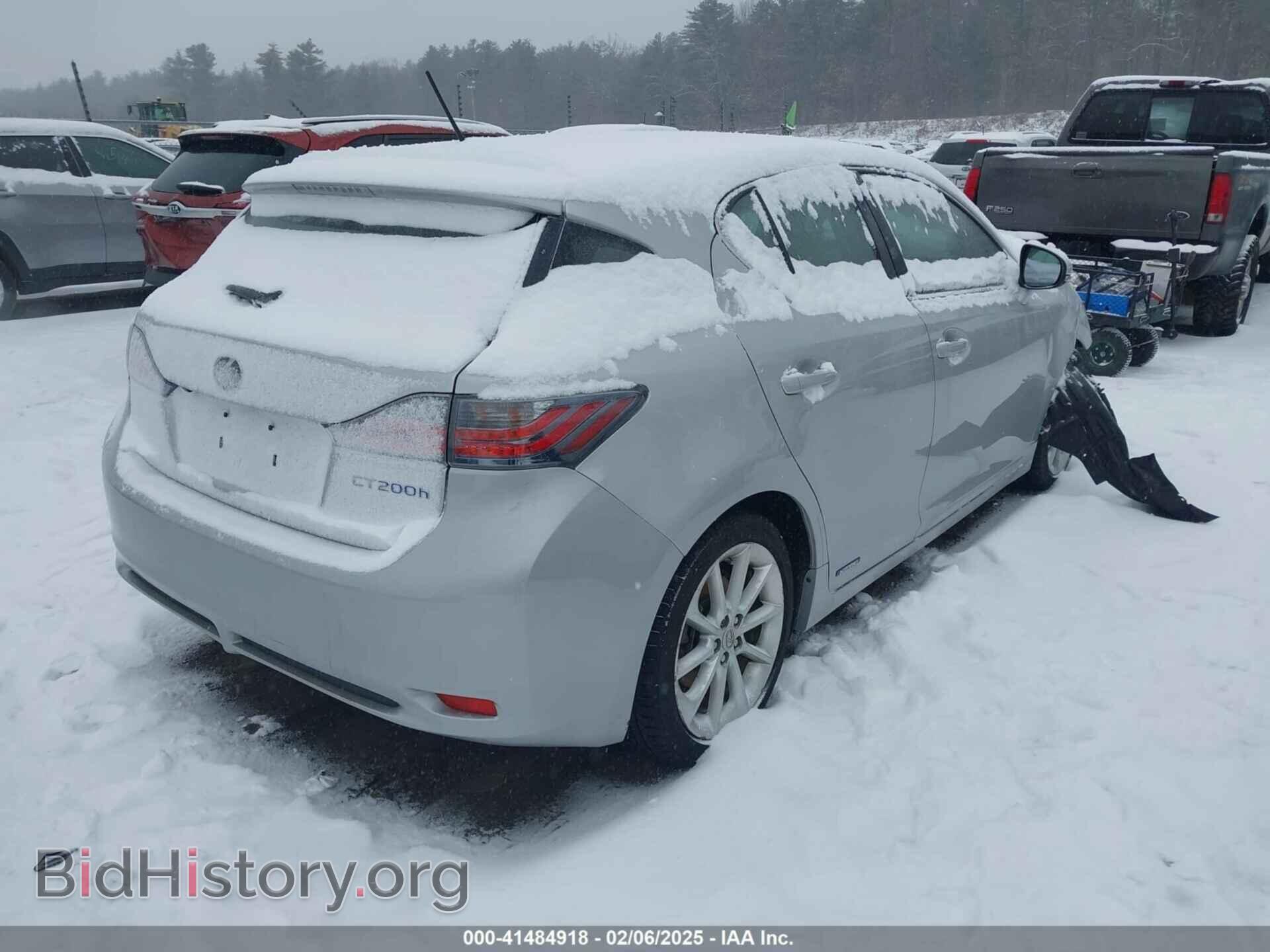 2012 LEXUS CT 200H - VIN: JTHKD5BH5C2074597 - Фото 4