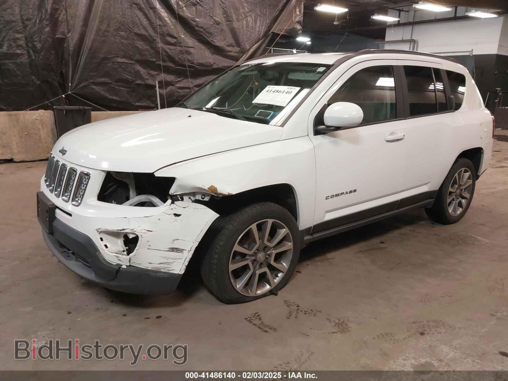 2016 JEEP COMPASS - VIN: 1C4NJDEB5GD725035 - Фото 2