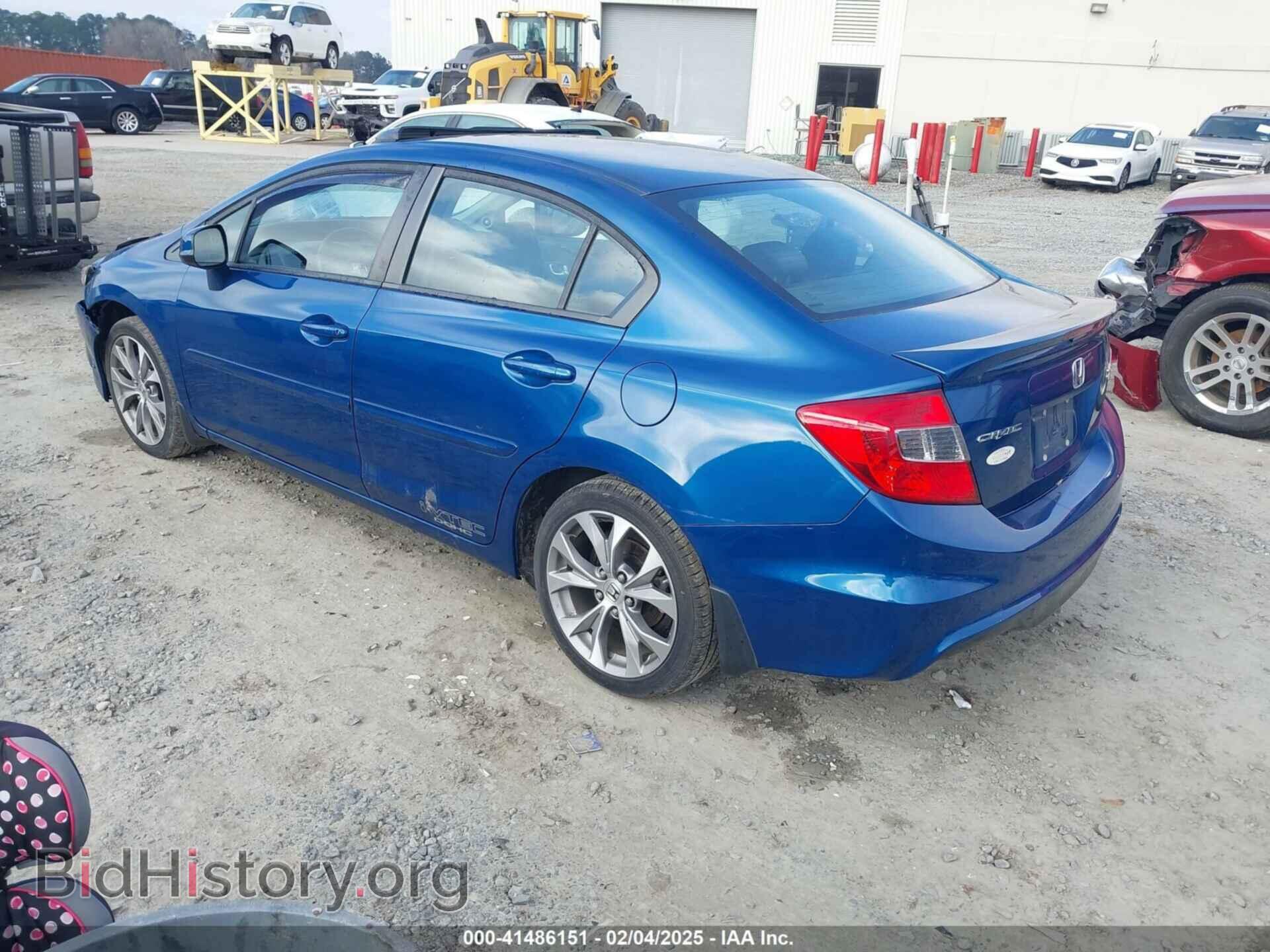 2012 HONDA CIVIC - VIN: 2HGFB6E50CH702087 - Фото 3