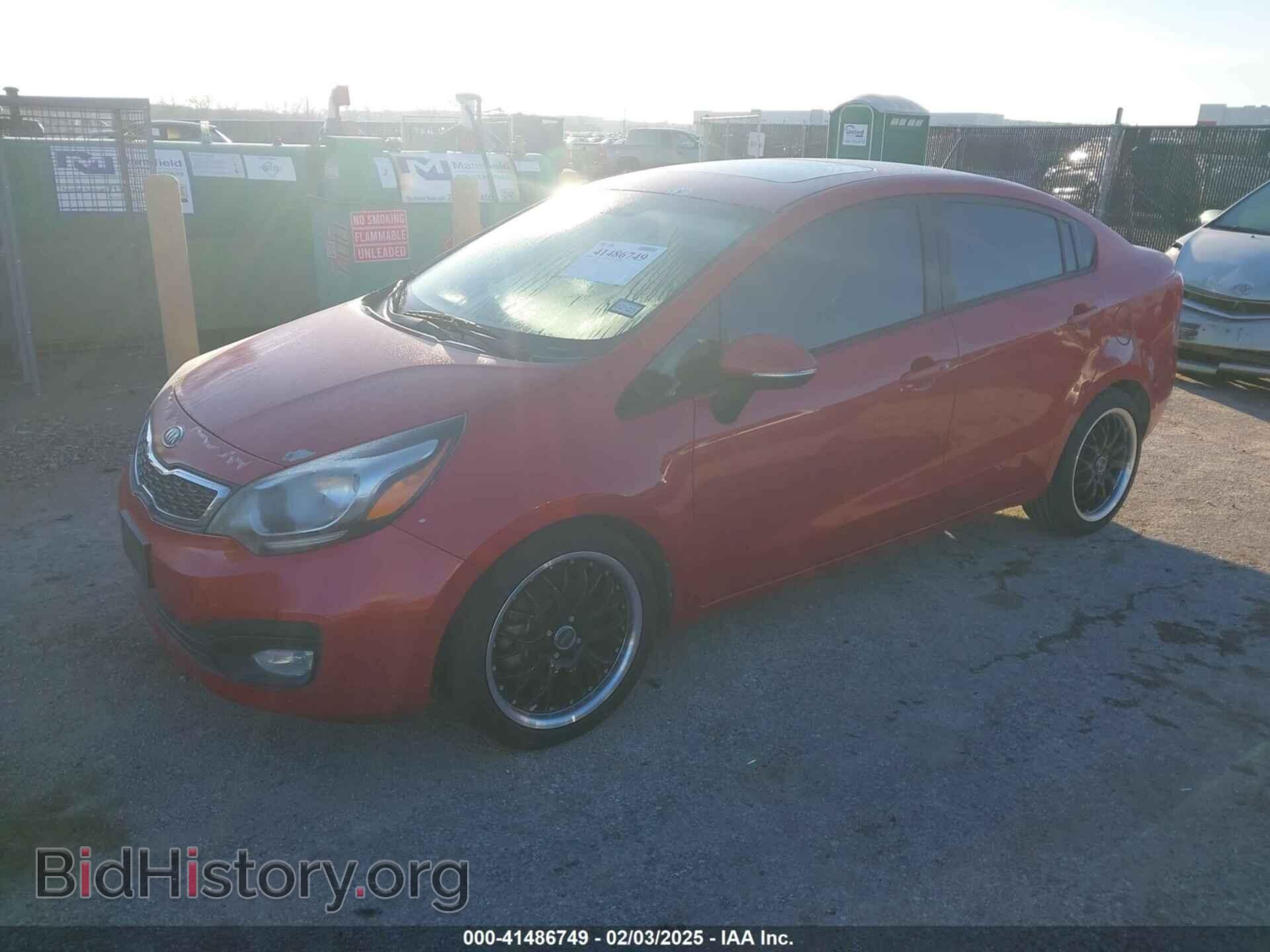 2012 KIA RIO - VIN: KNADN4A32C6033874 - Фото 2