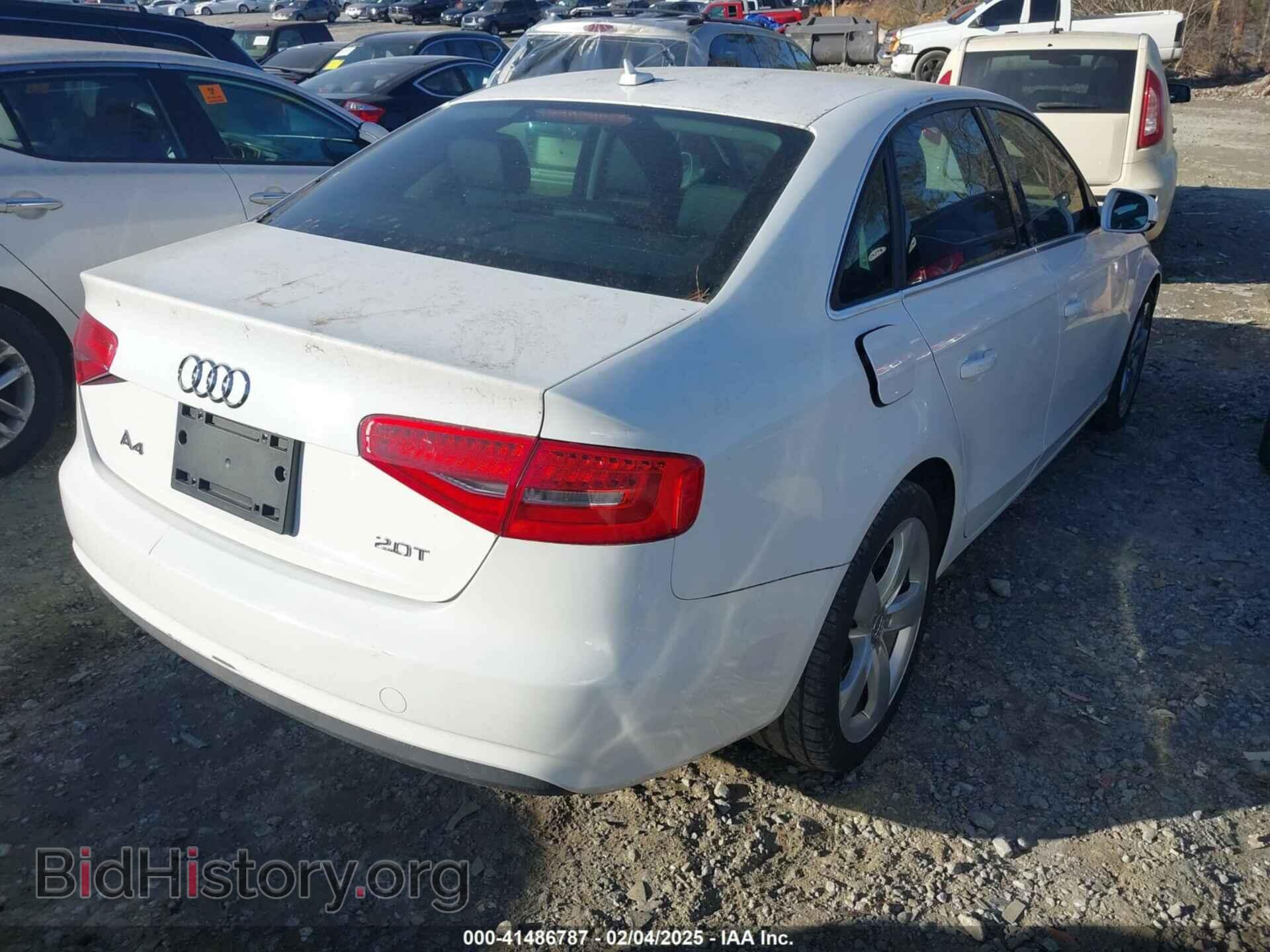 2013 AUDI A4 - VIN: WAUAFAFL8DN010985 - Фото 4