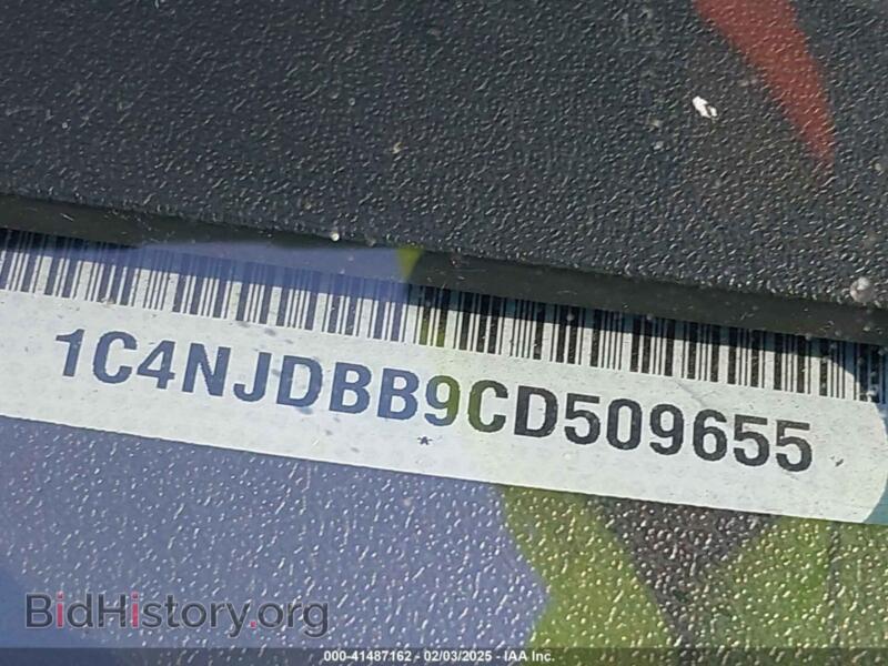 2012 Jeep COMPASS (VIN 1C4NJDBB9CD509655) — photo 9 of 11