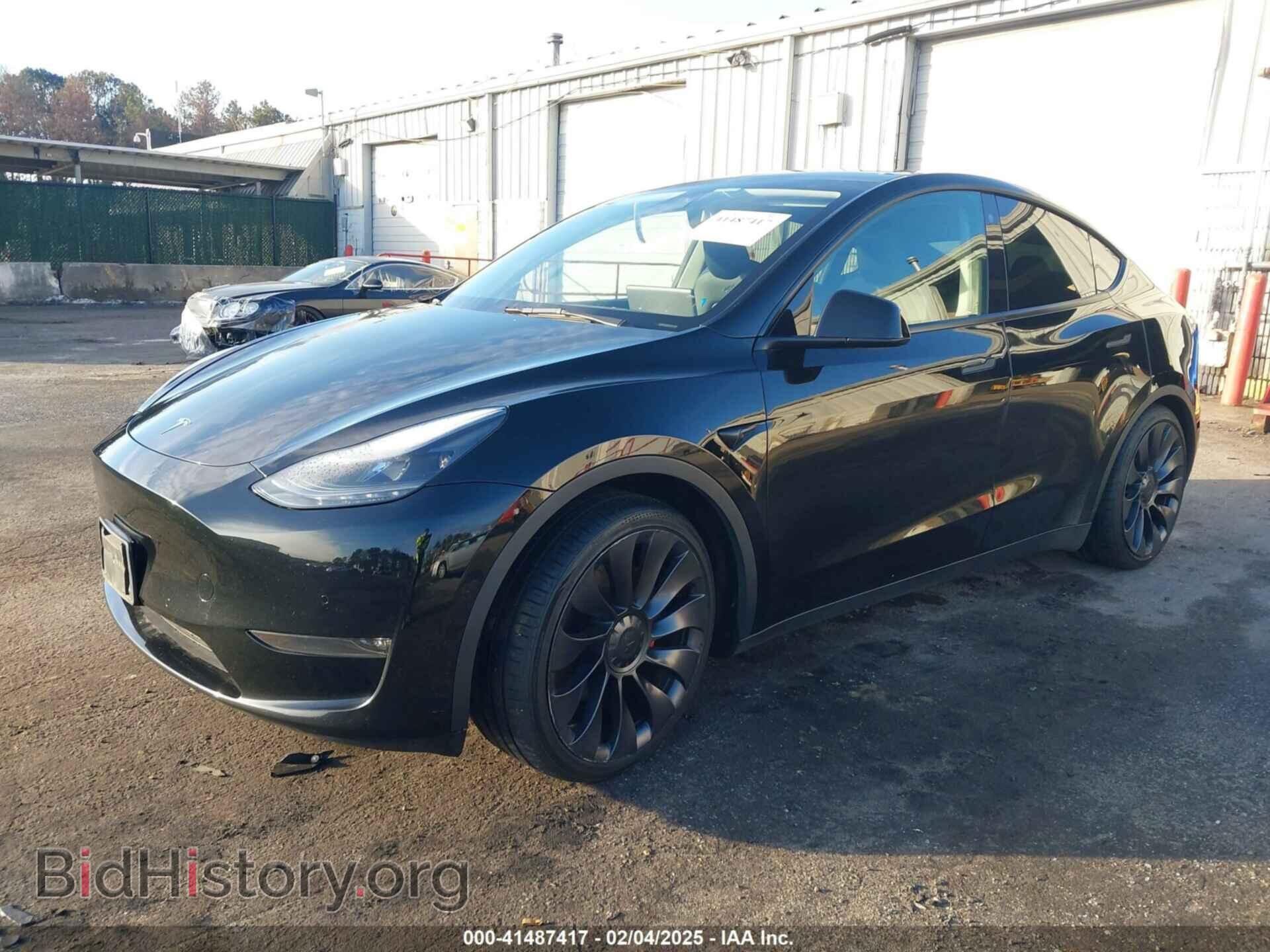 2021 TESLA MODEL Y - VIN: 5YJYGDEF2MF209749 - Фото 2