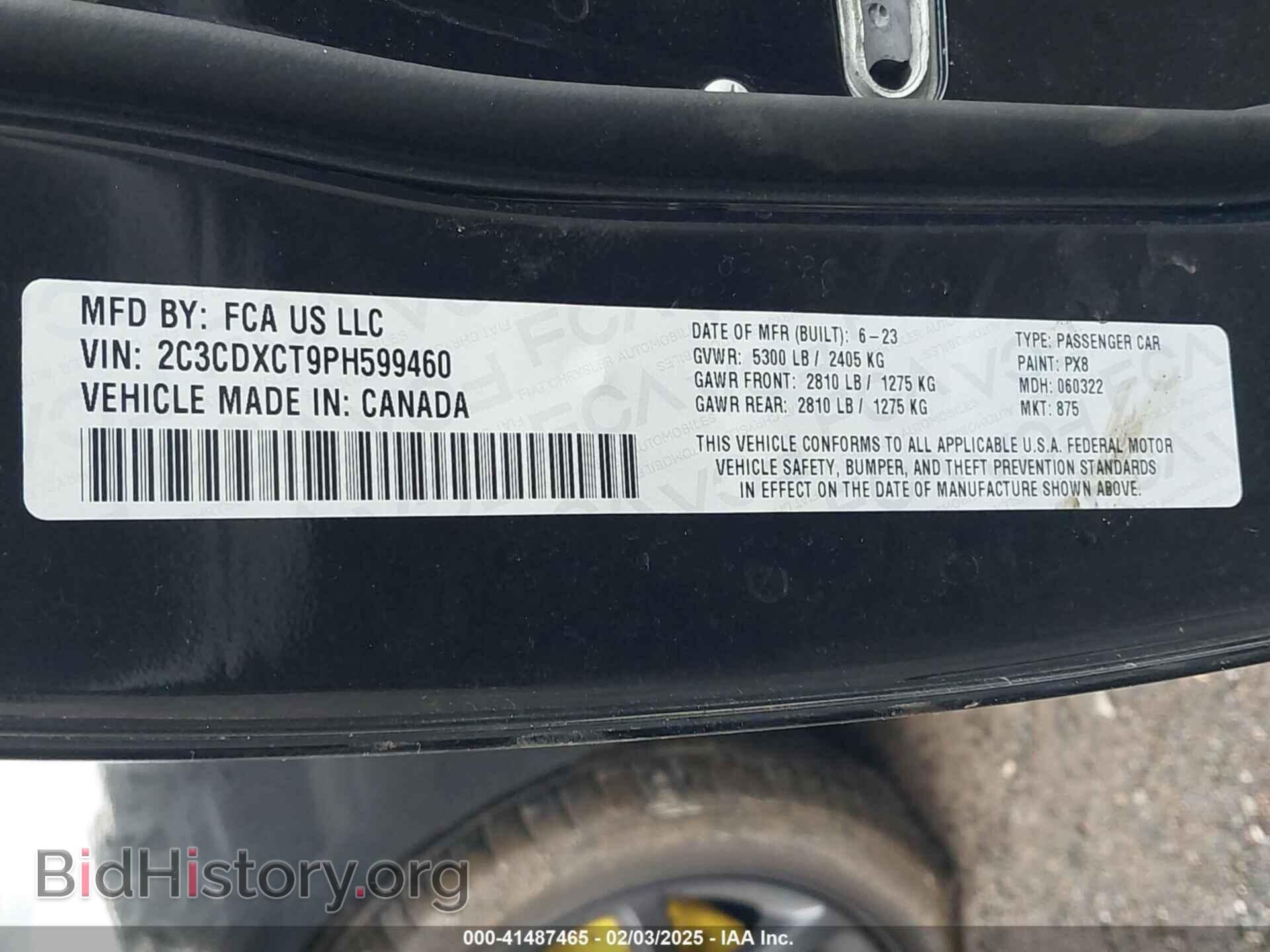 2023 DODGE CHARGER - VIN: 2C3CDXCT9PH599460 - Фото 9