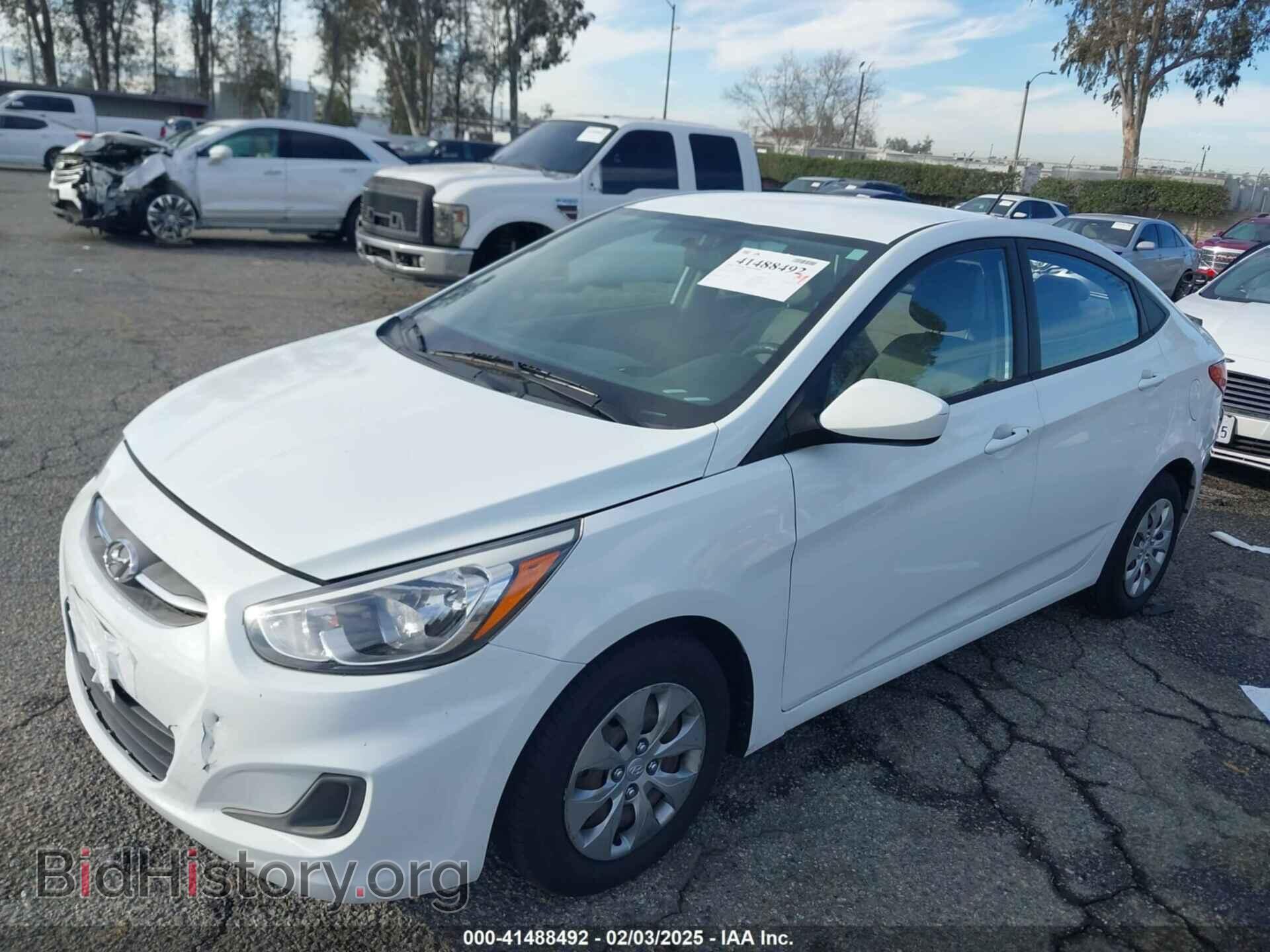 2016 HYUNDAI ACCENT - VIN: KMHCT4AE0GU043094 - Фото 2