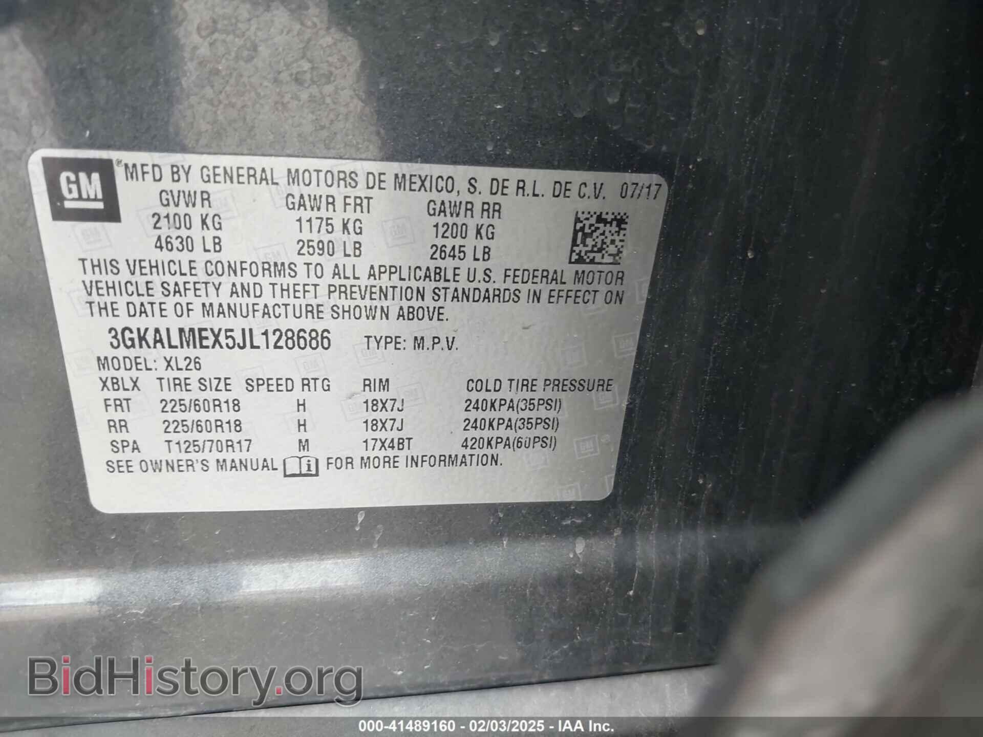 2018 GMC TERRAIN - VIN: 3GKALMEX5JL128686 - Фото 9