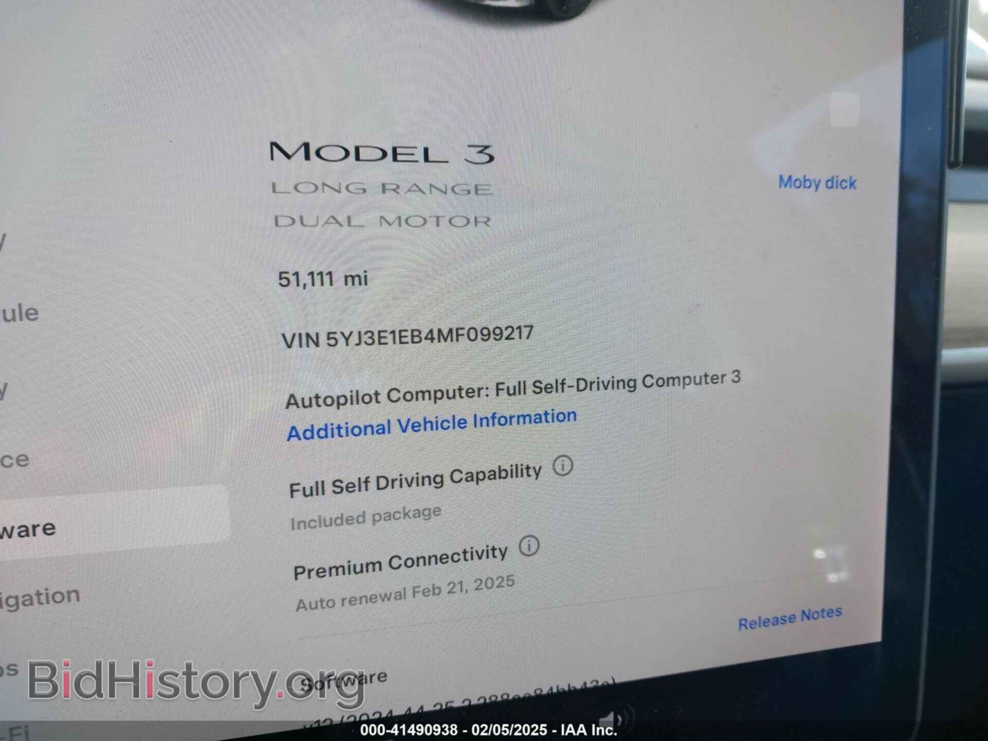 2021 TESLA MODEL 3 - VIN: 5YJ3E1EB4MF099217 - Photo 7