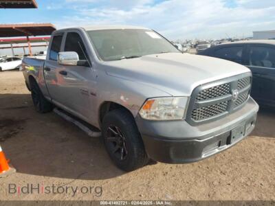 2013 RAM 1500 Tradesman, серебристый — VIN 1C6RR6FT8DS707009, IAAI