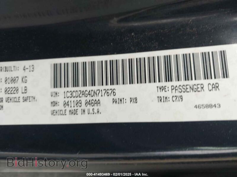 2013 Dodge AVENGER (VIN 1C3CDZAG4DN717676) — photo 9 of 11