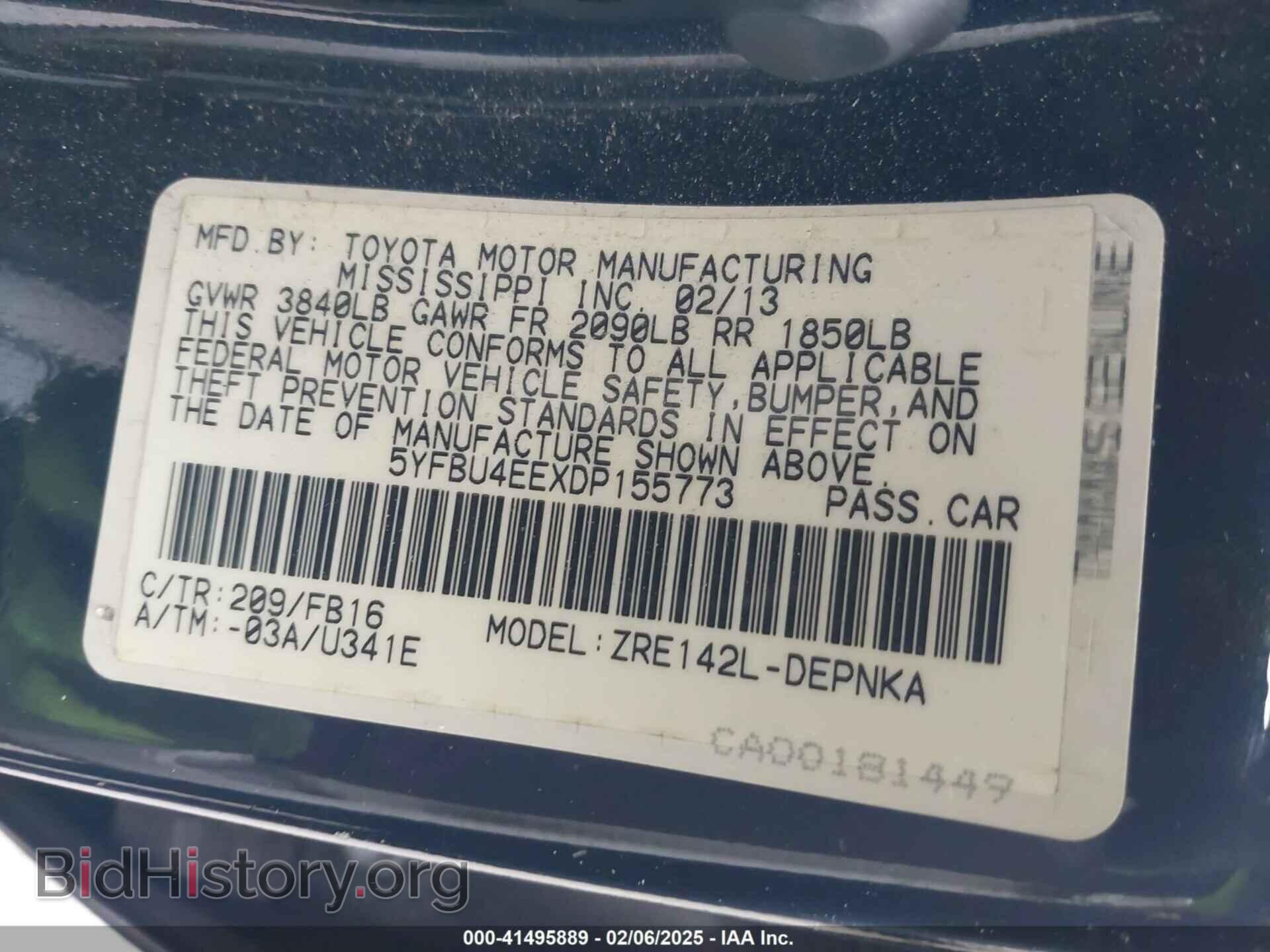 2013 TOYOTA COROLLA - VIN: 5YFBU4EEXDP155773 - Photo 9