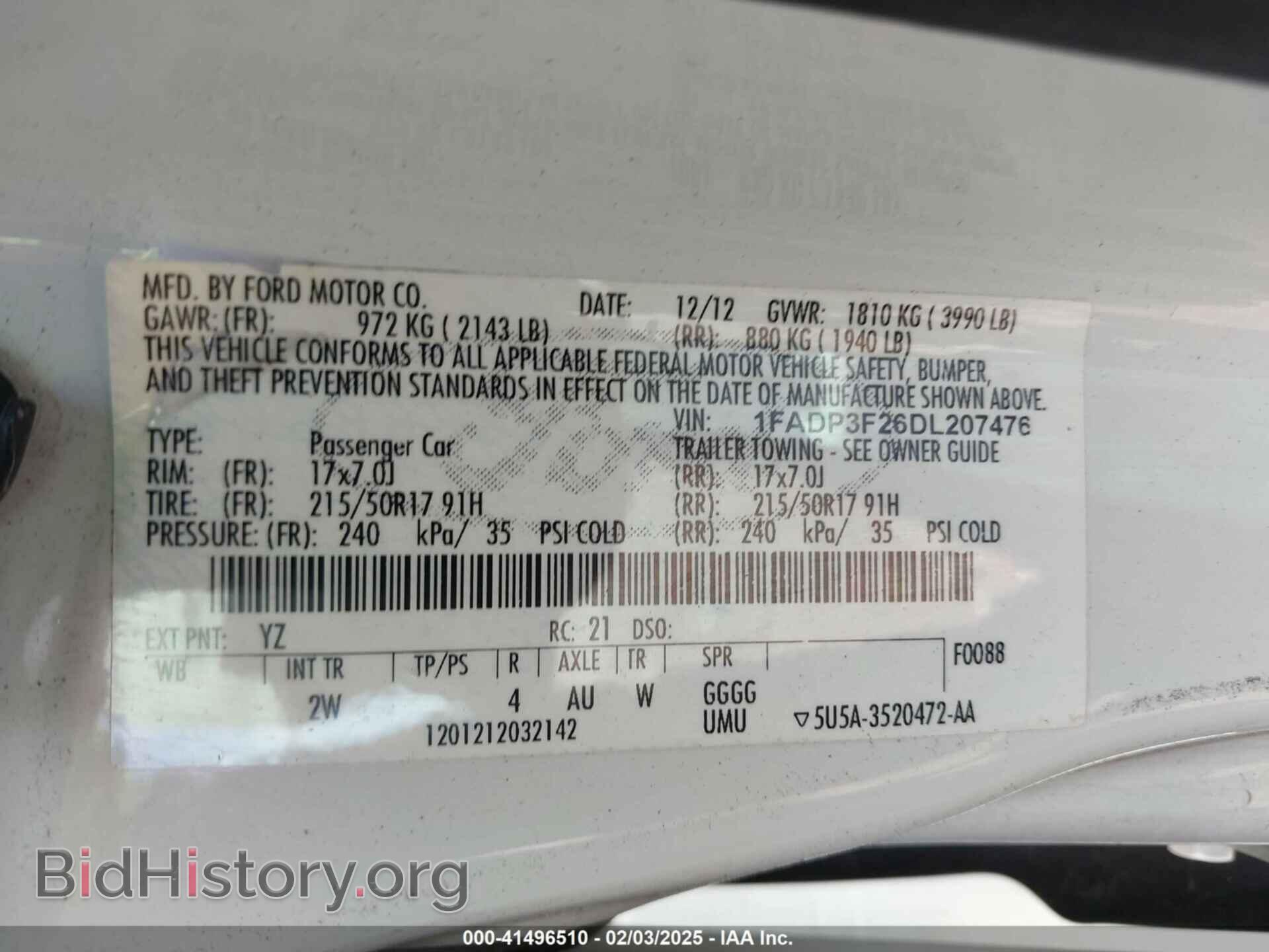 2013 FORD FOCUS - VIN: 1FADP3F26DL207476 - Photo 9