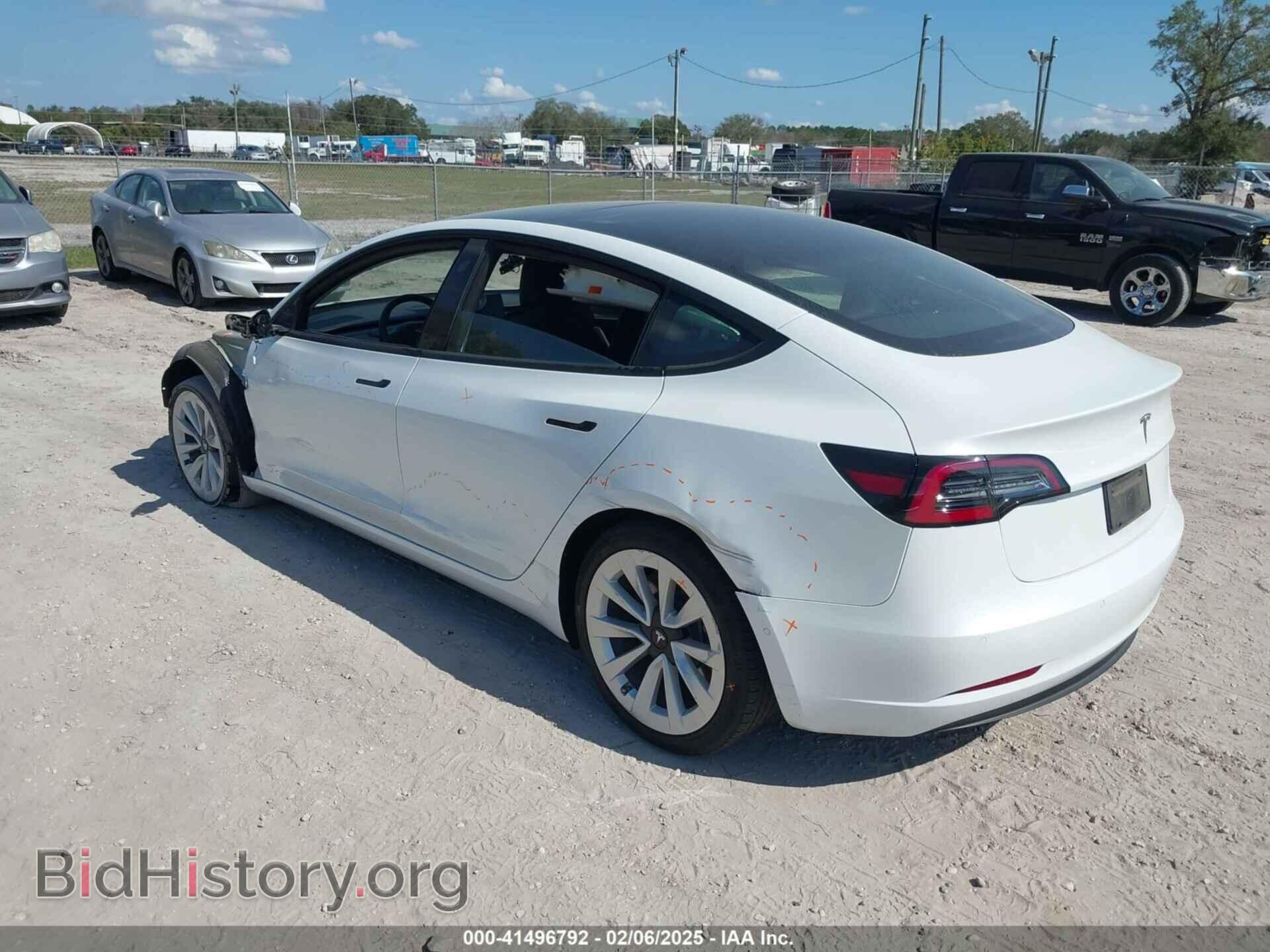 2022 TESLA MODEL 3 - VIN: 5YJ3E1EA1NF326839 - Фото 3